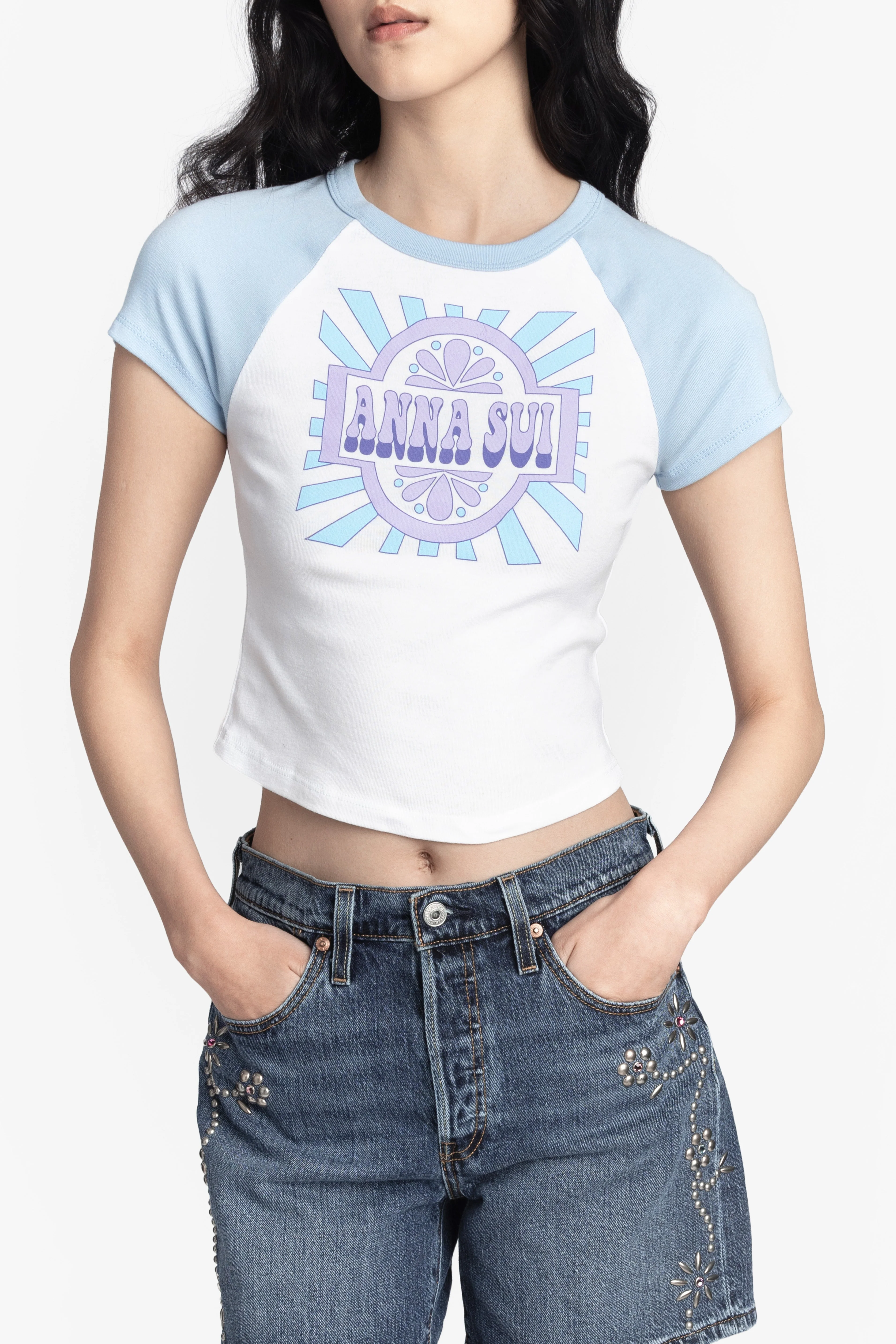Anna Sui Spring ’26 Invitation Baby Tee - Image 2