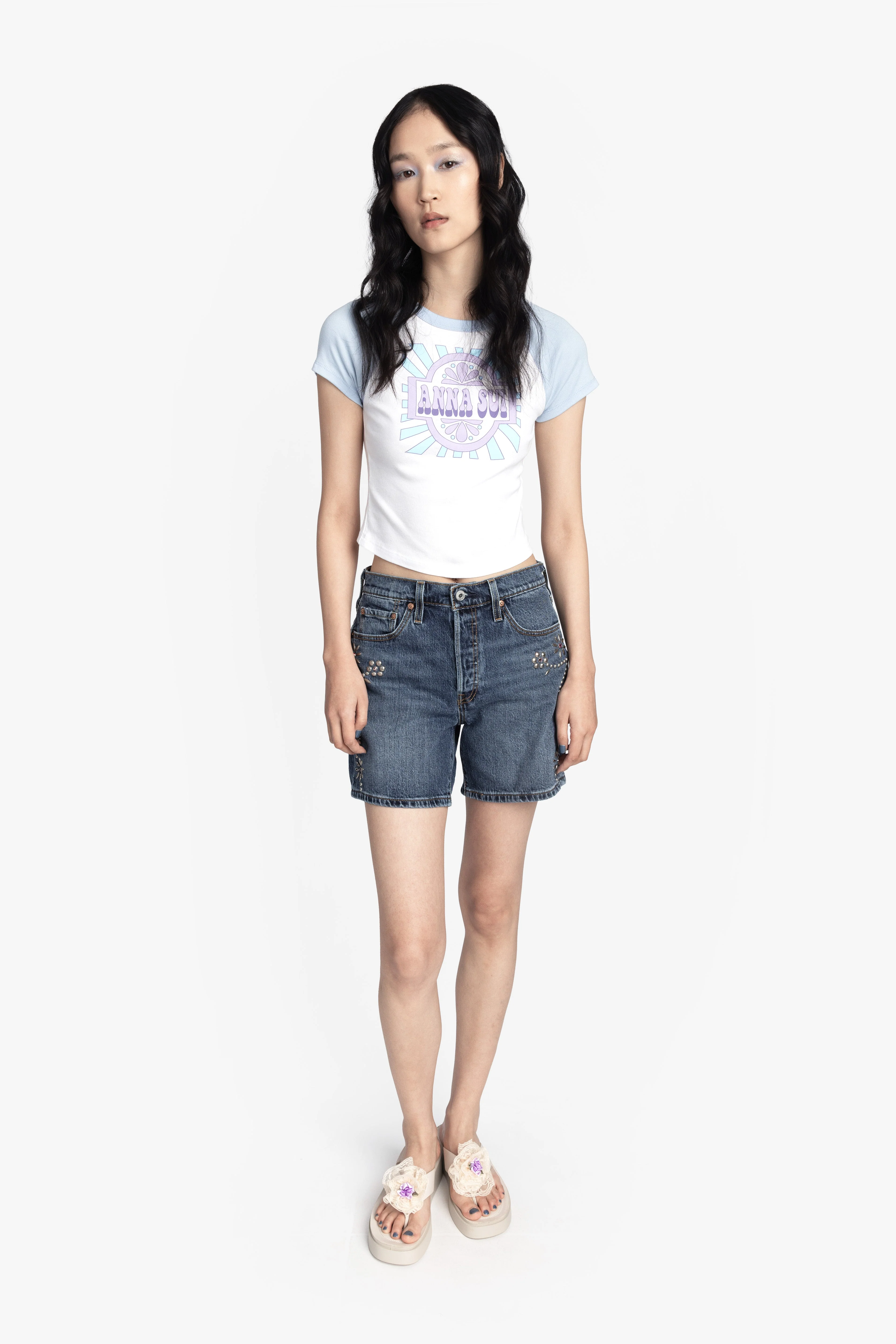 Anna Sui Spring ’26 Invitation Baby Tee - Image 3