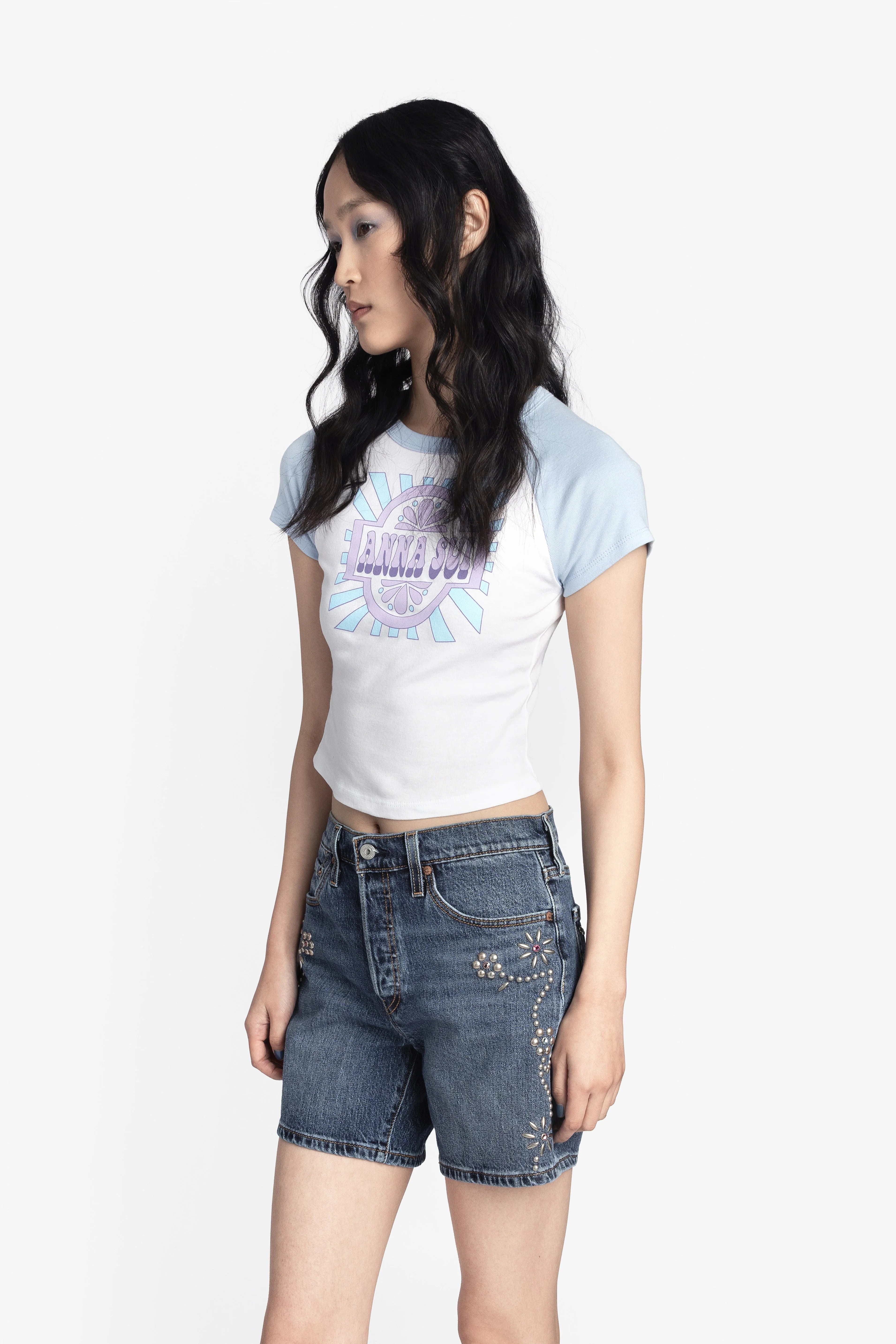 Anna Sui Spring ’26 Invitation Baby Tee - Image 4