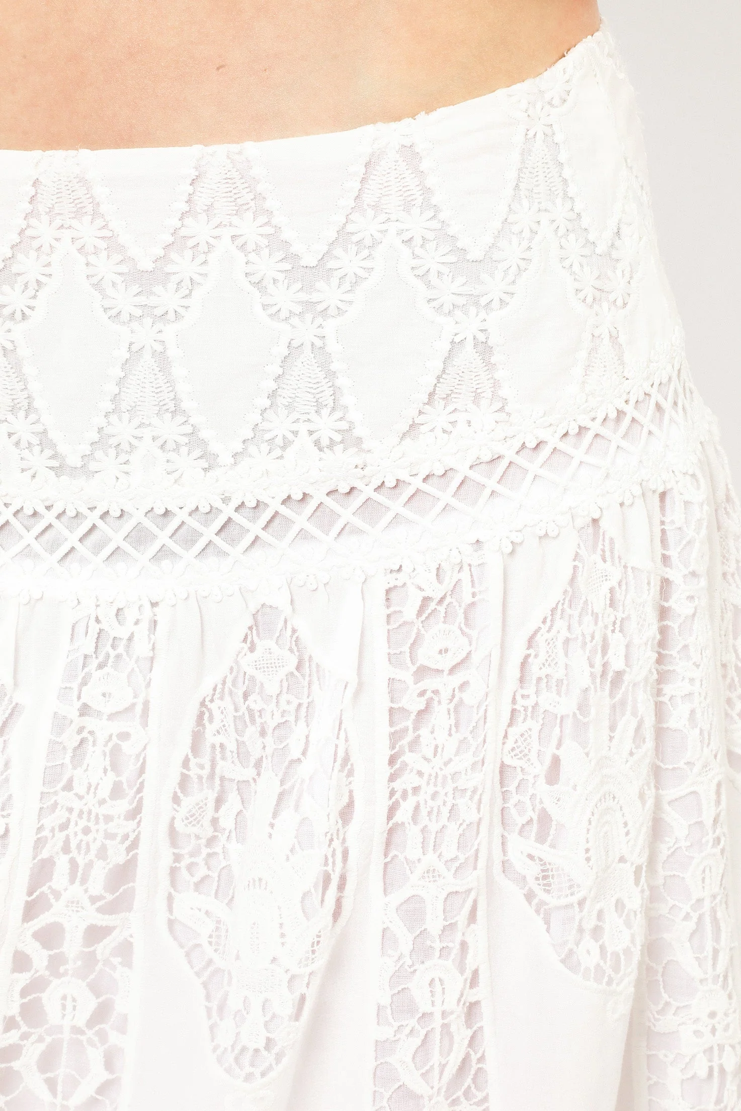 Applique Lace Combo Skirt - Image 7