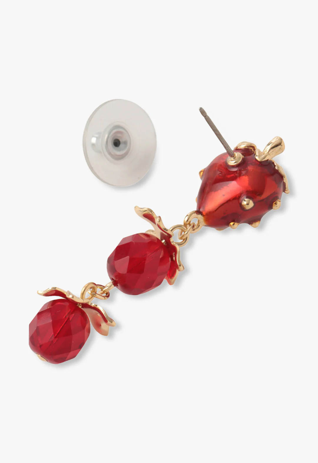 Strawberry Delight Dangling Earrings - Image 3