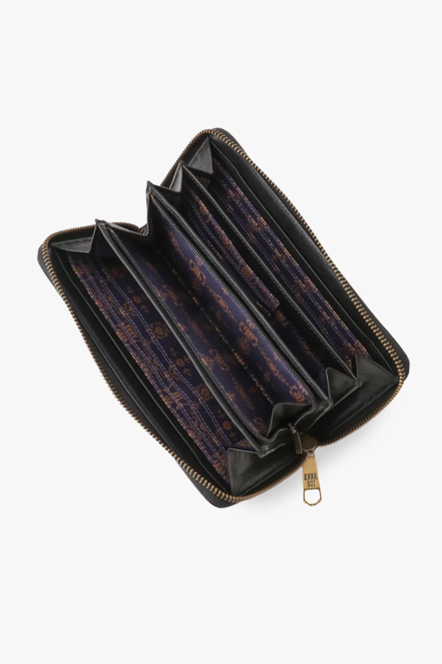 Black Retro Button Wallet - Image 3