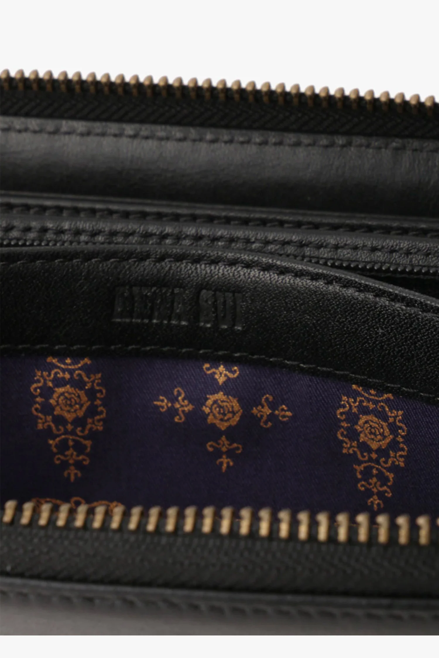 Black Retro Button Wallet - Image 7