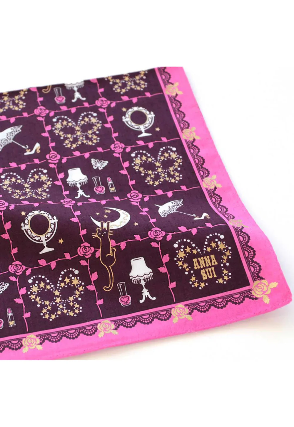 Rose Vine Decor Handkerchief - Image 3