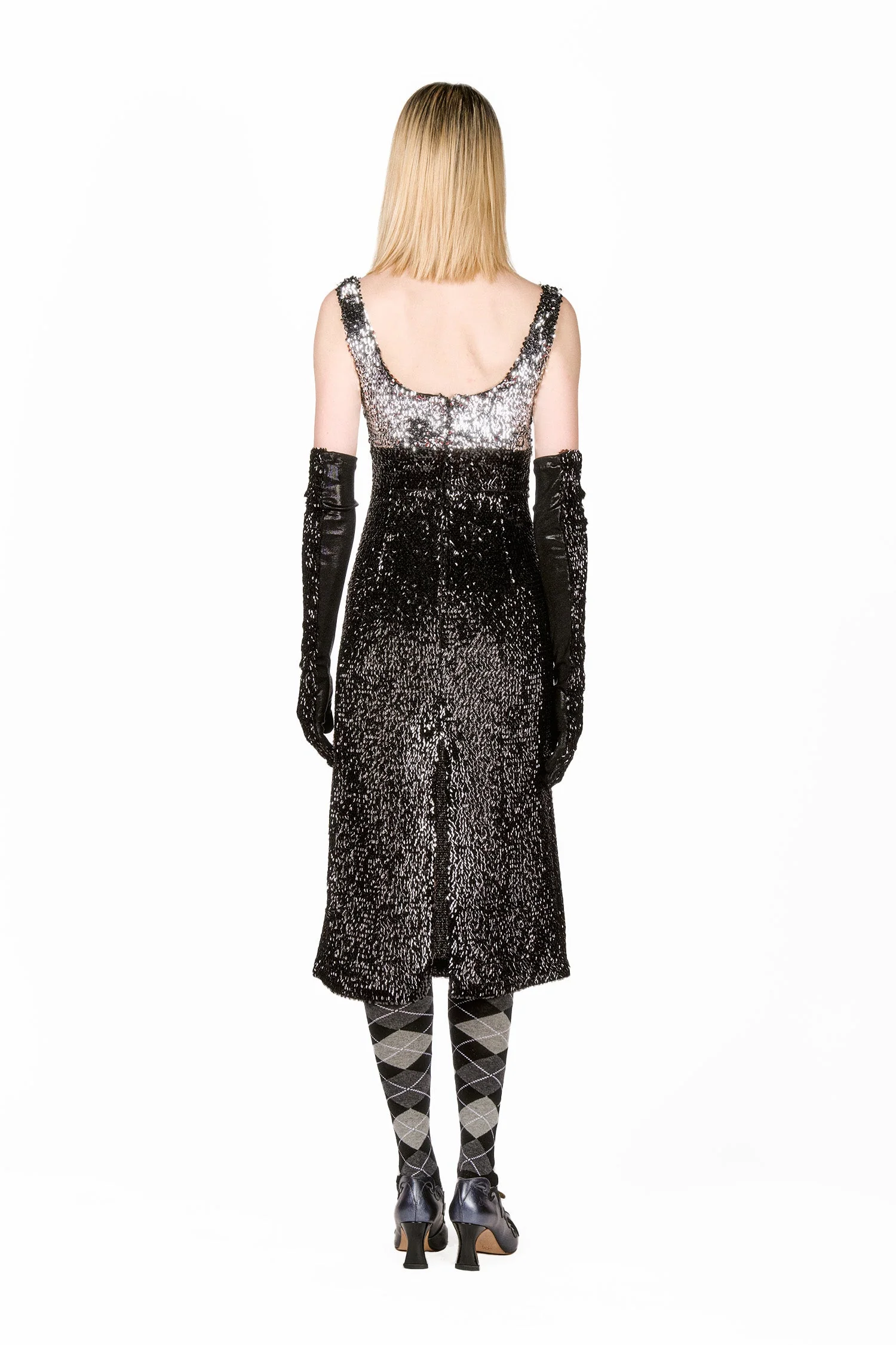 Bugle Bead Sequins Dress - Image 3