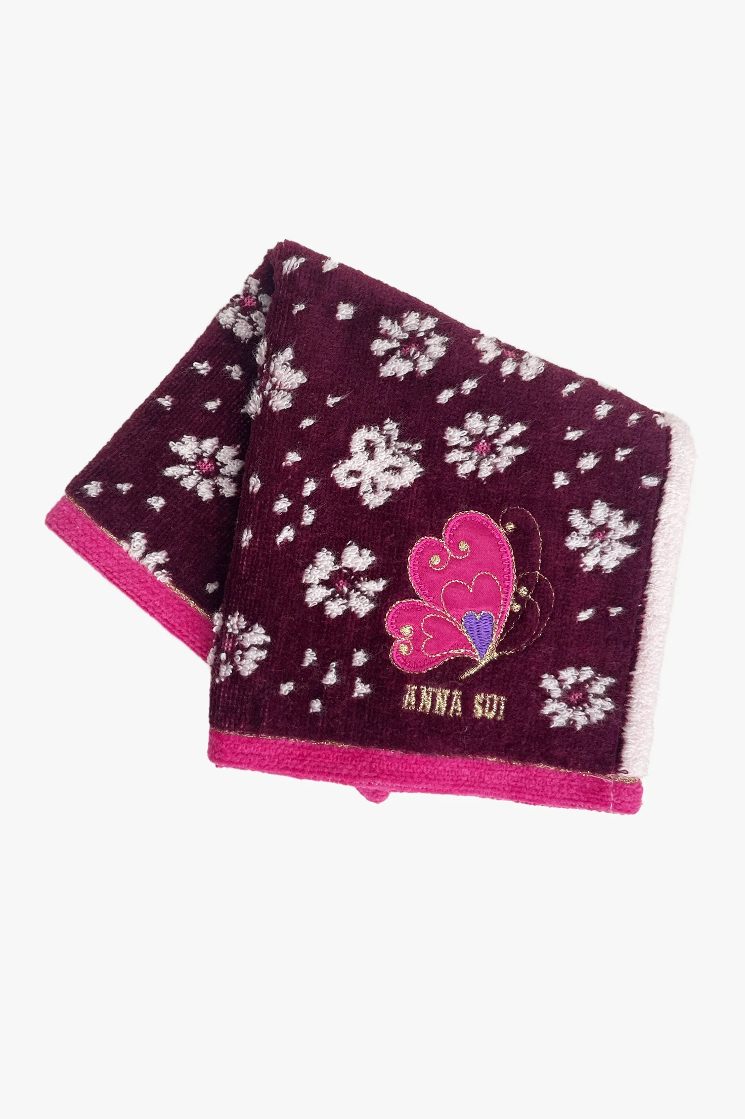 Butterfly Flowers Washcloth