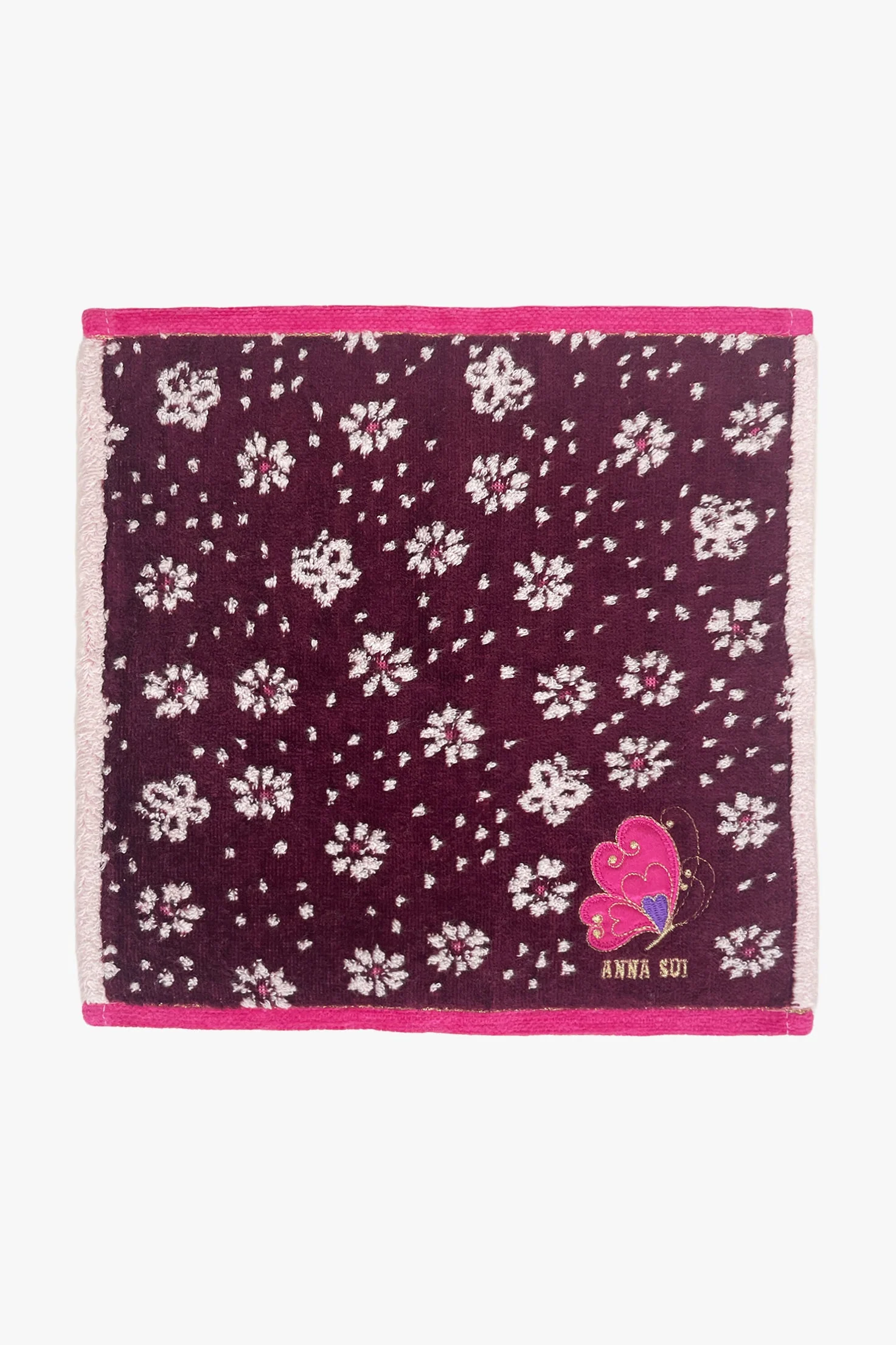 Butterfly Flowers Washcloth - Image 2