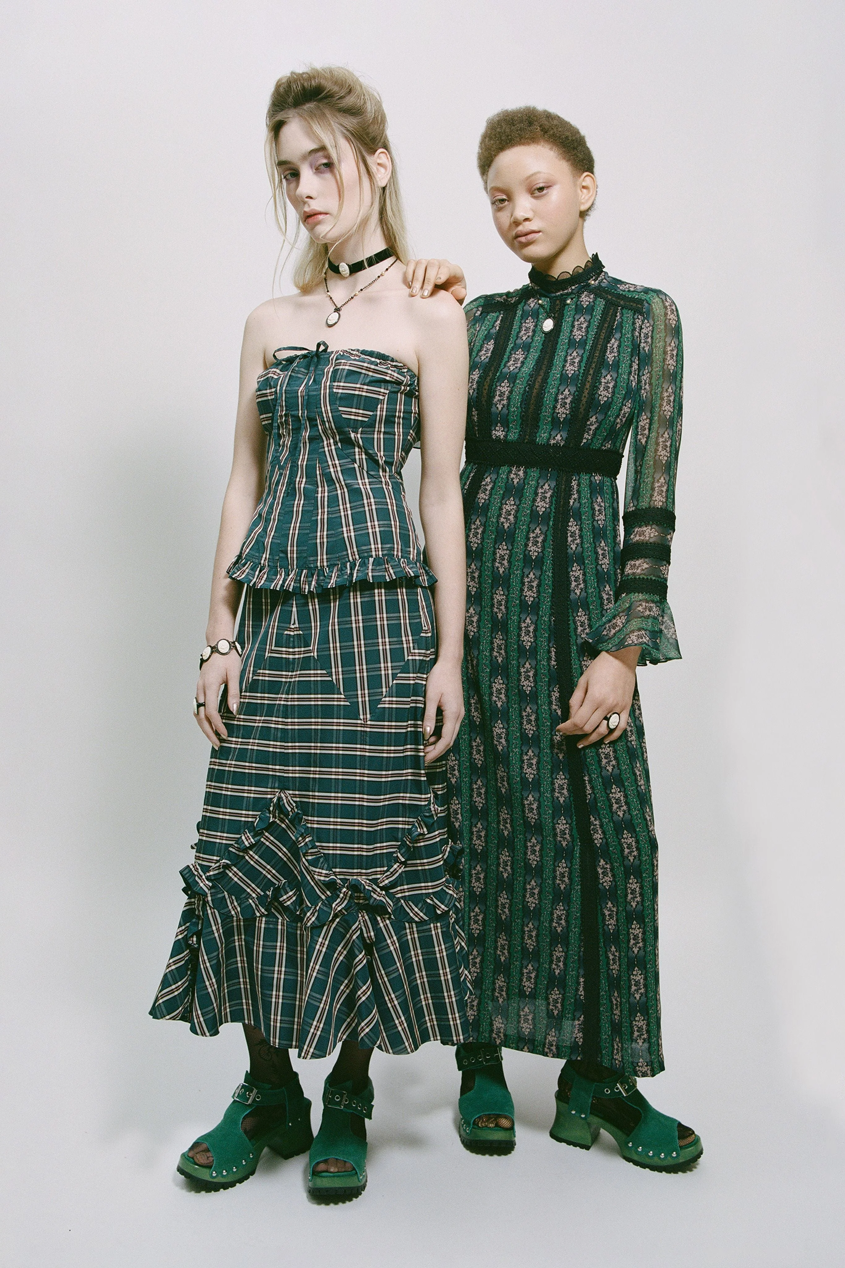 Cameo Stripe Print Maxi Dress - Image 7