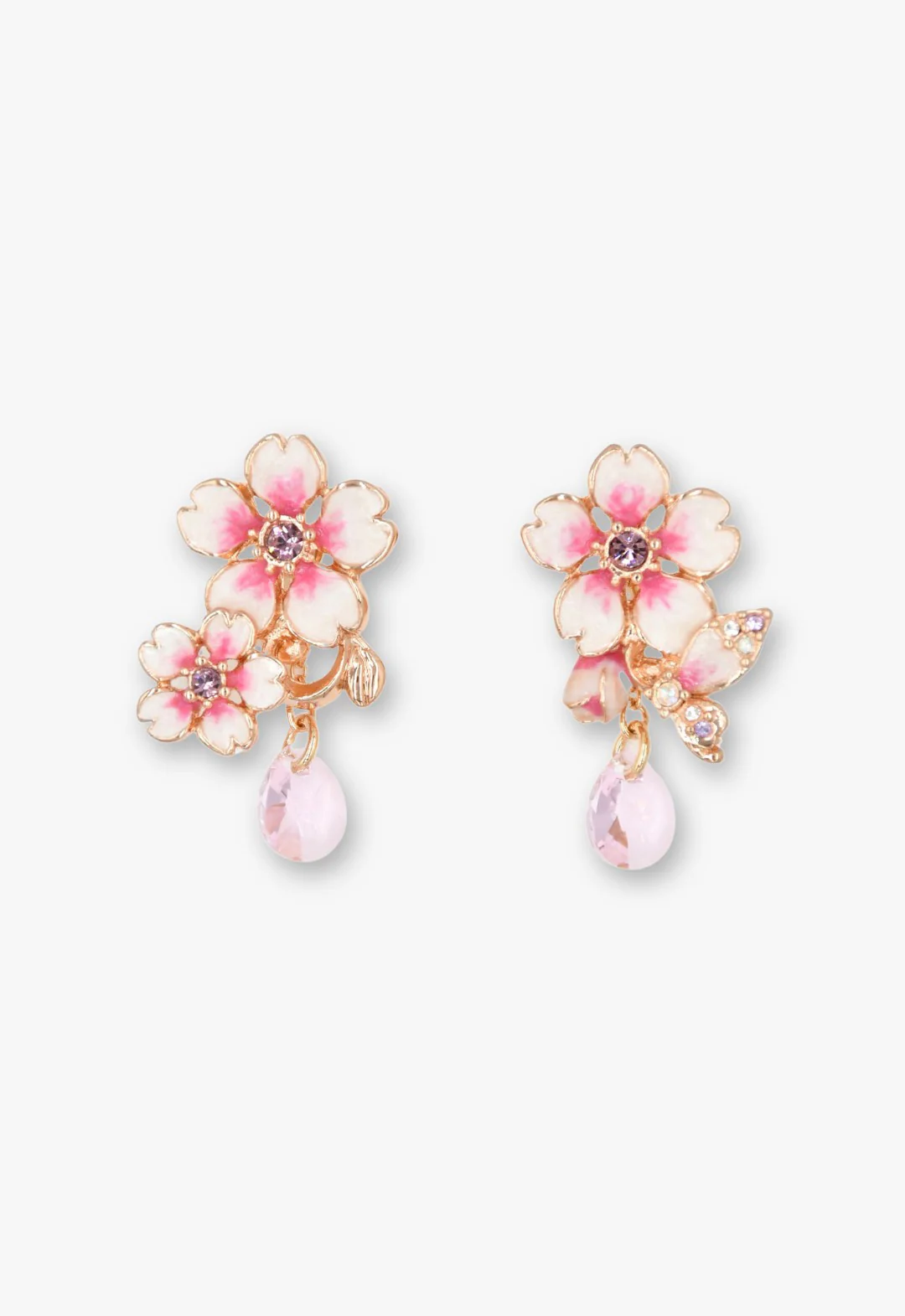 Cherry Blossom Dangling Earrings