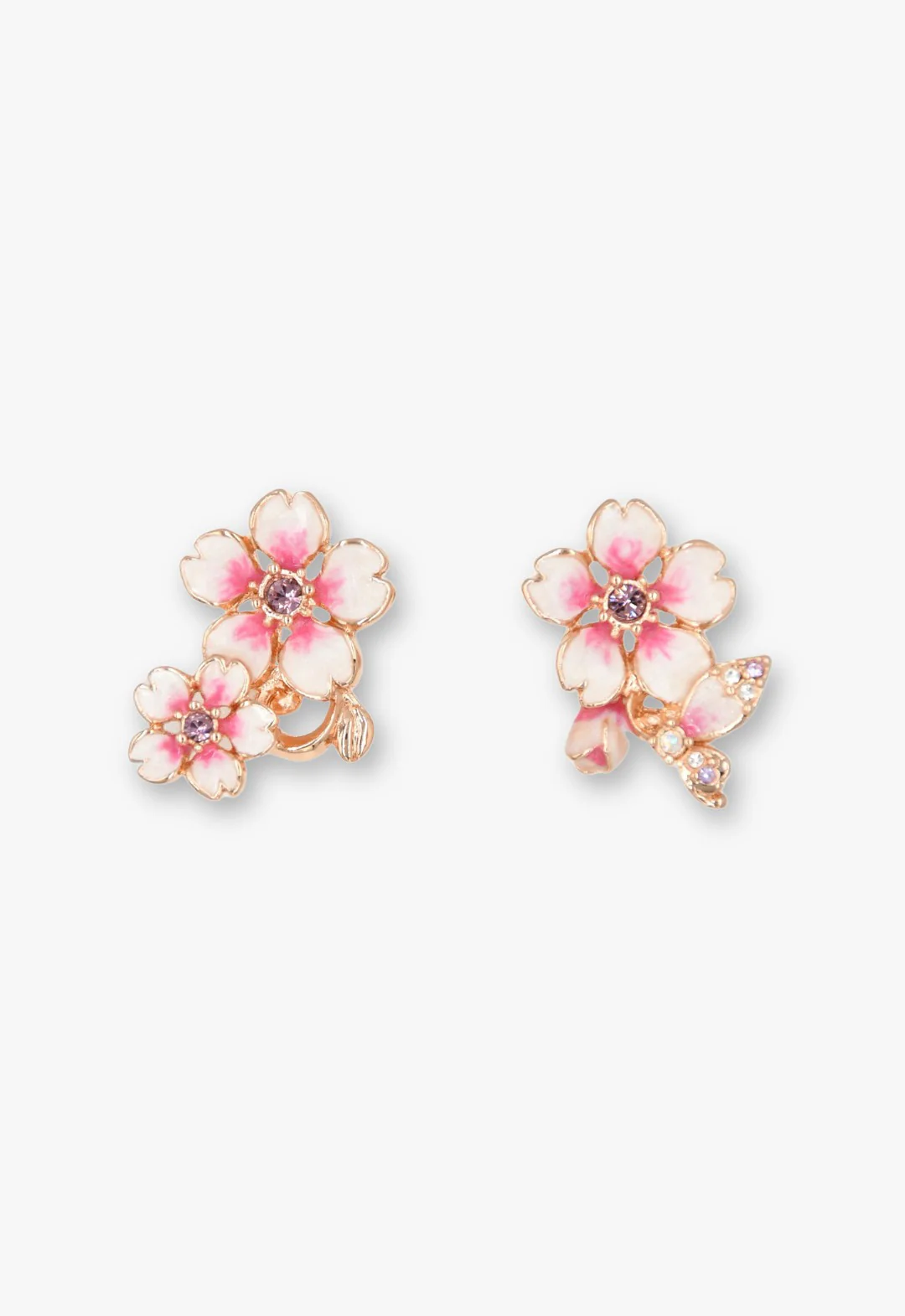 Cherry Blossom Dangling Earrings - Image 2