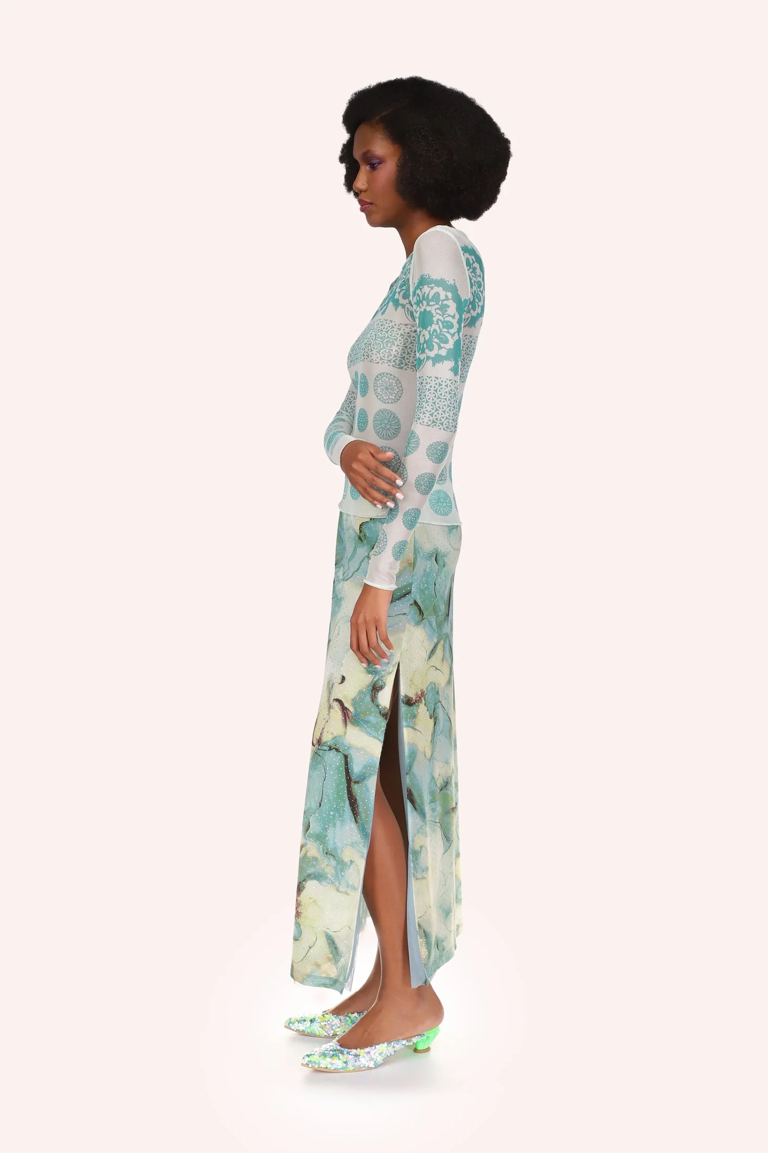 Cosmos Mesh Skirt - Image 2
