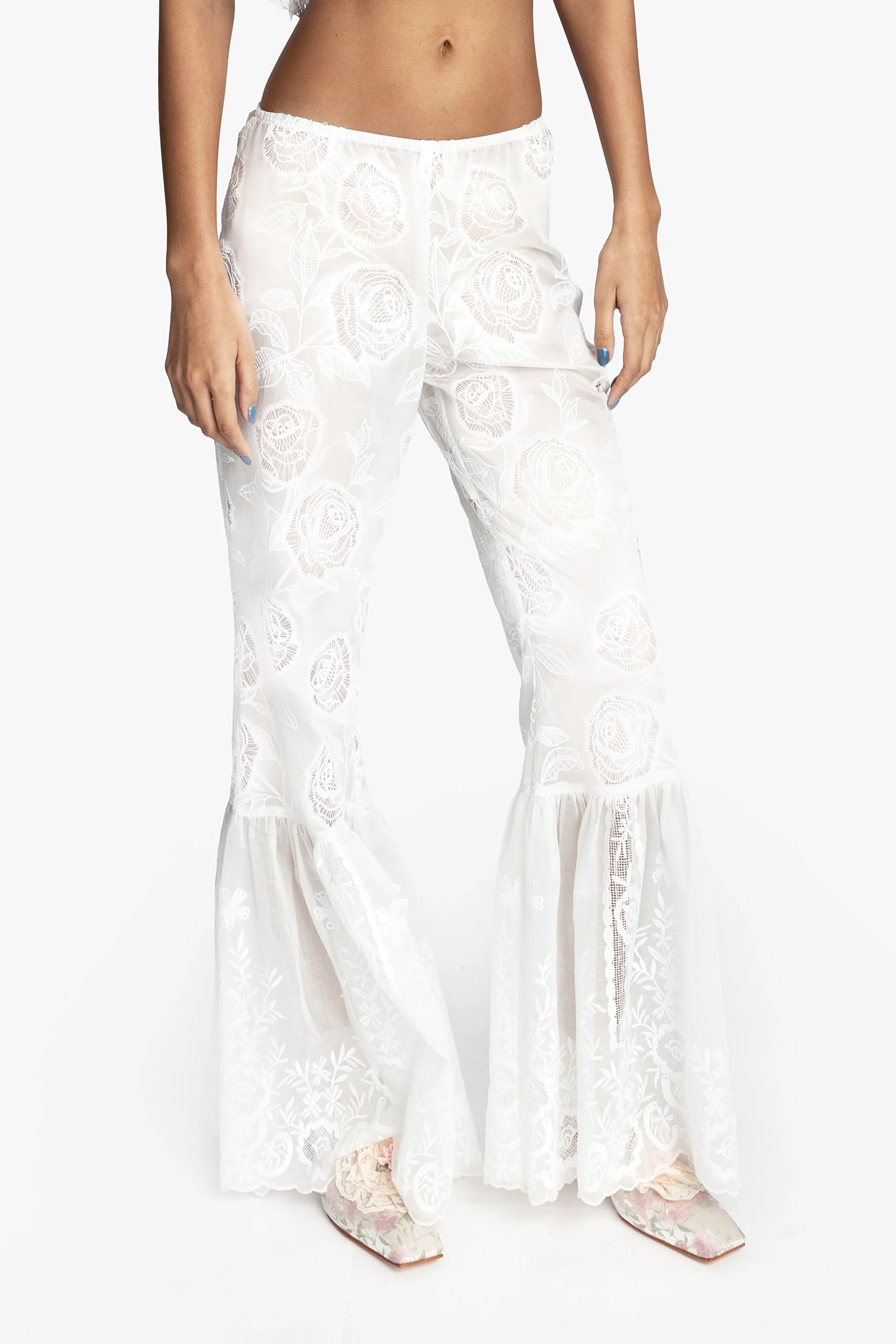 Cottage Rose Lace Pants - Image 2