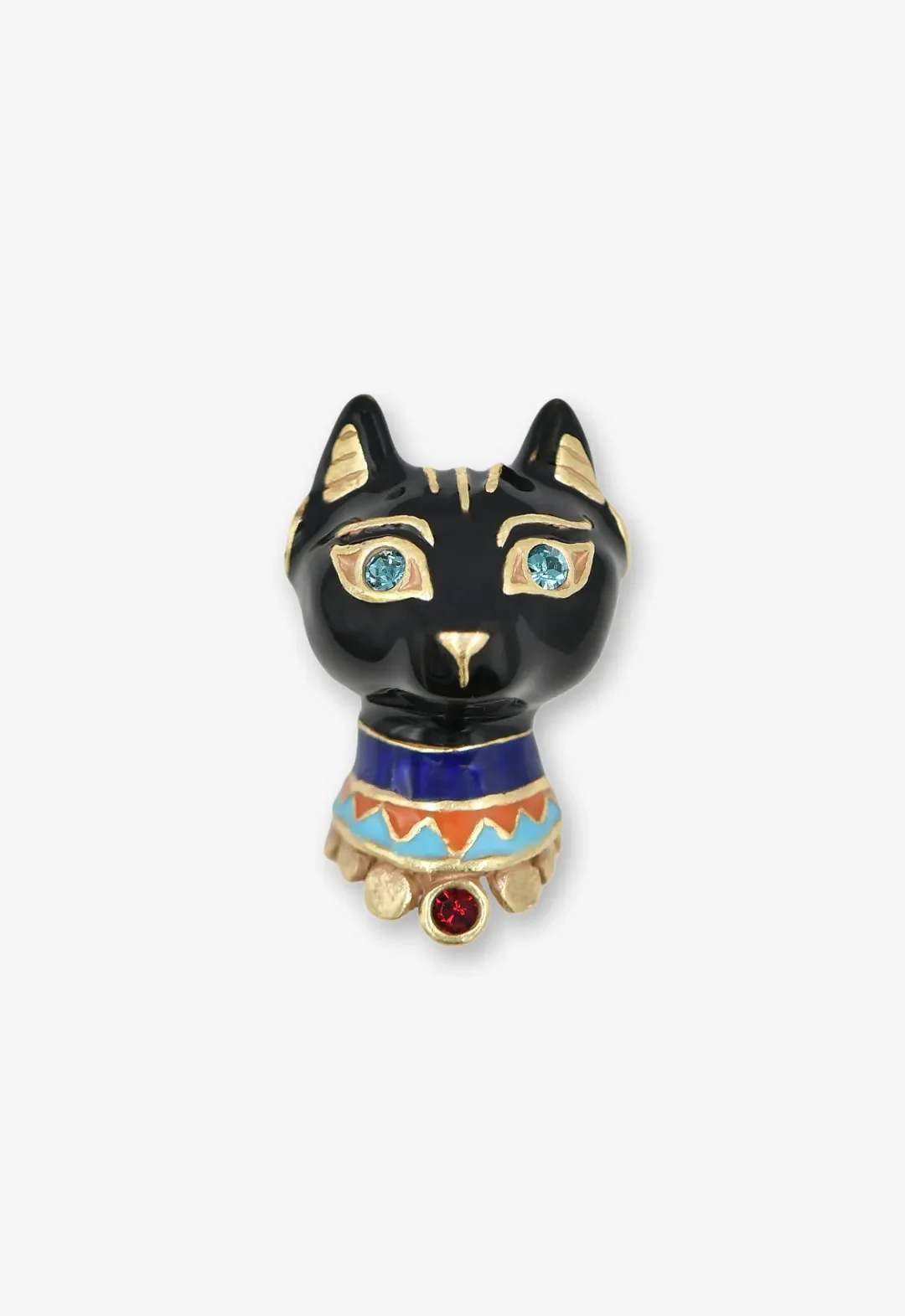Egyptian Cat Stud Earrings - Image 2