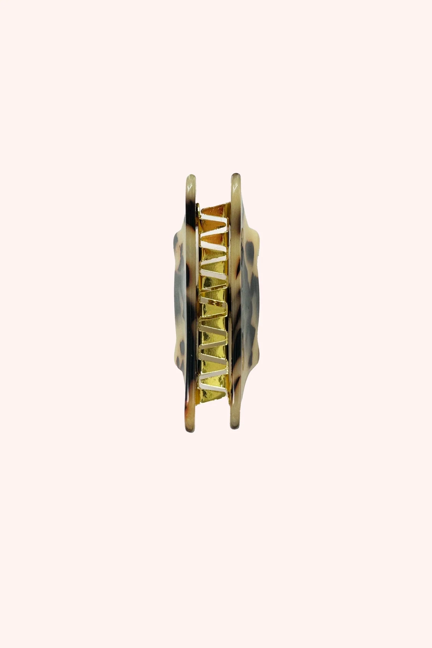 Etched Large Cat Jaw Clip White Tokyo - Image 2