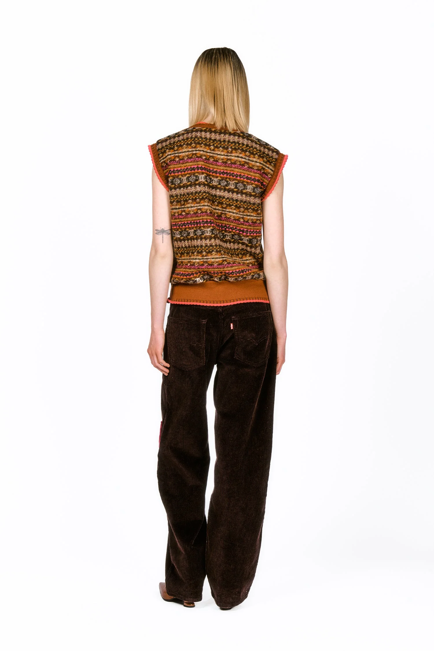 Fair Isle Fleece Vest - Image 4