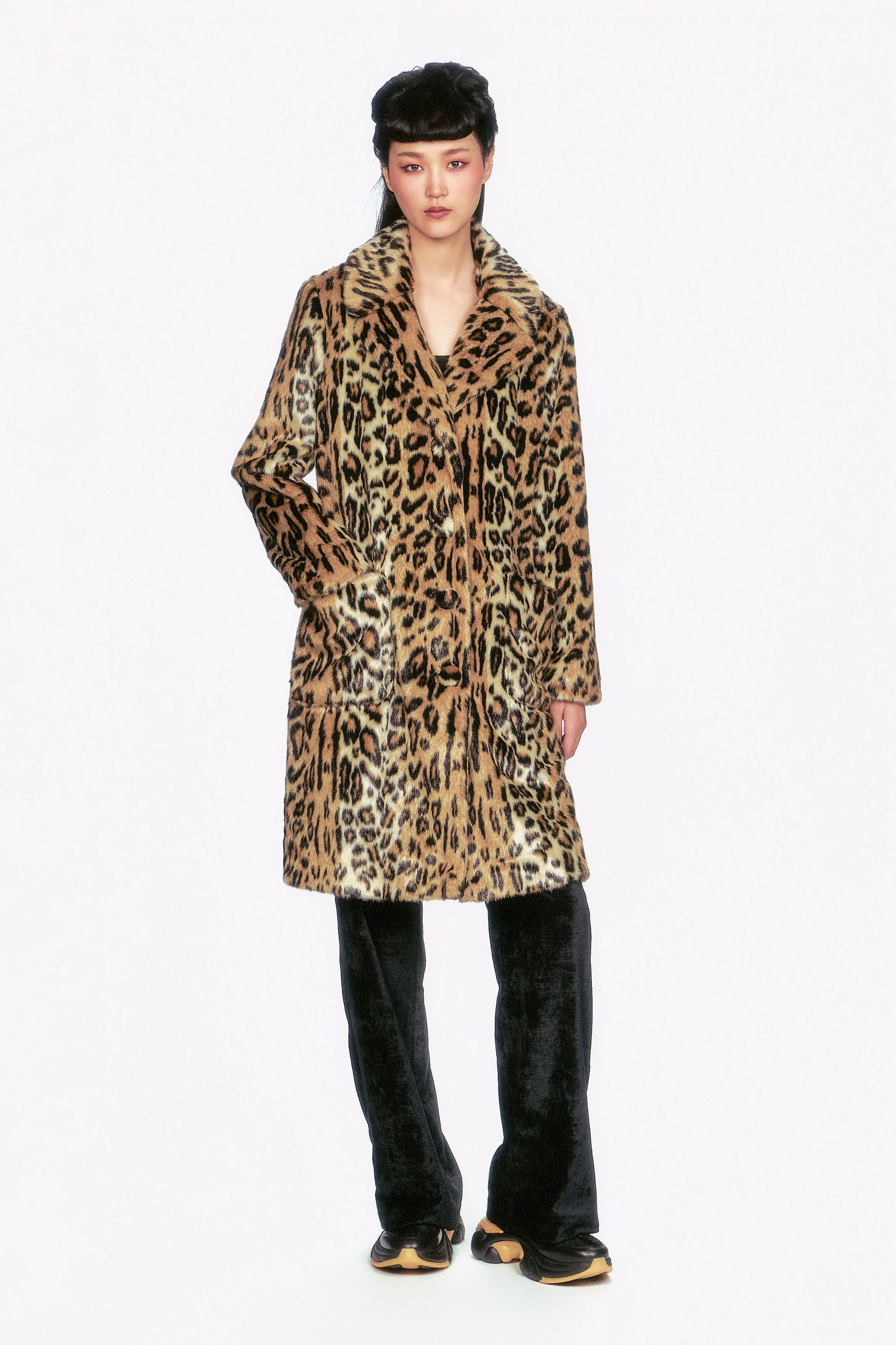 Faux Leopard Coat - Image 5