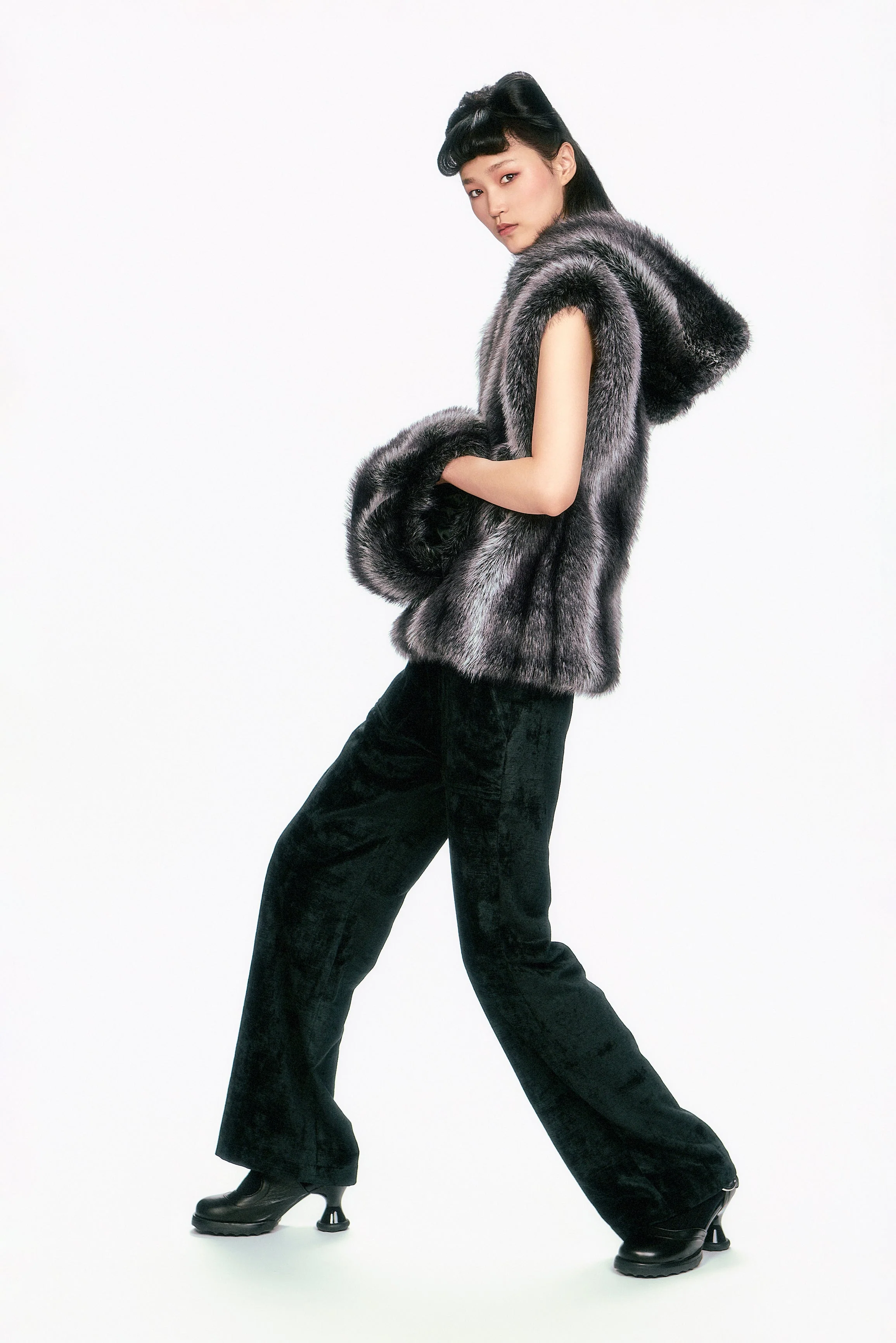 Faux Silver Fox Hoodie - Image 8
