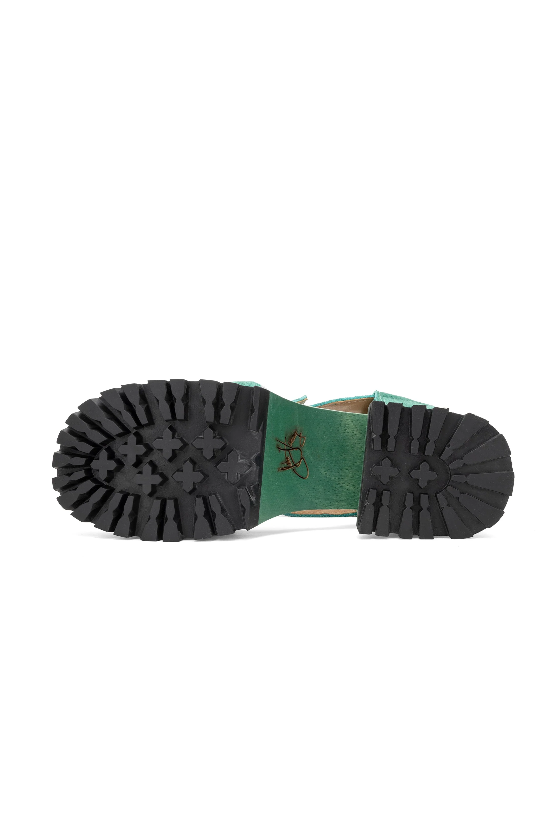 John Fluevog x Anna Sui Clog Sandals - Green - Image 5