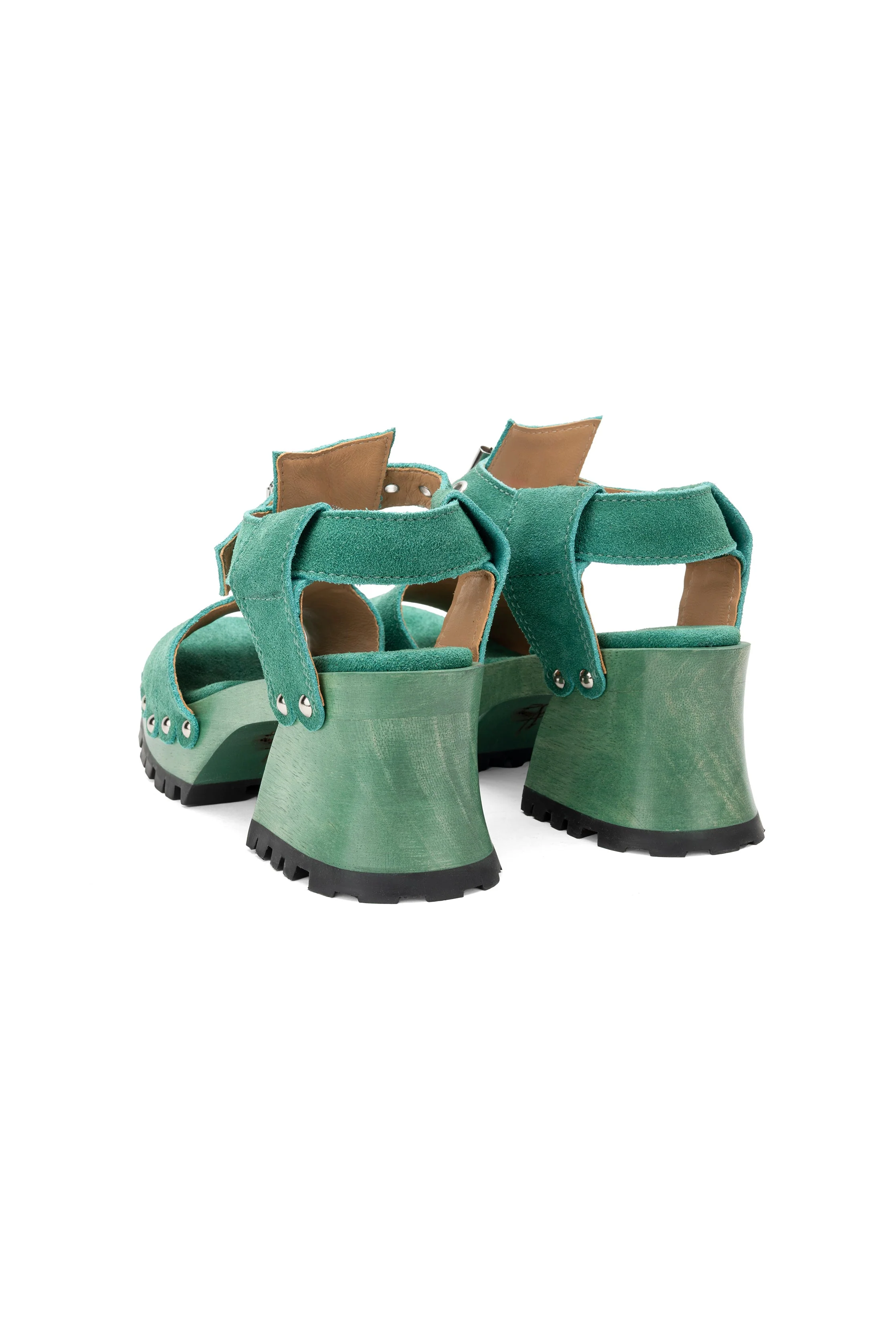 John Fluevog x Anna Sui Clog Sandals - Green - Image 6