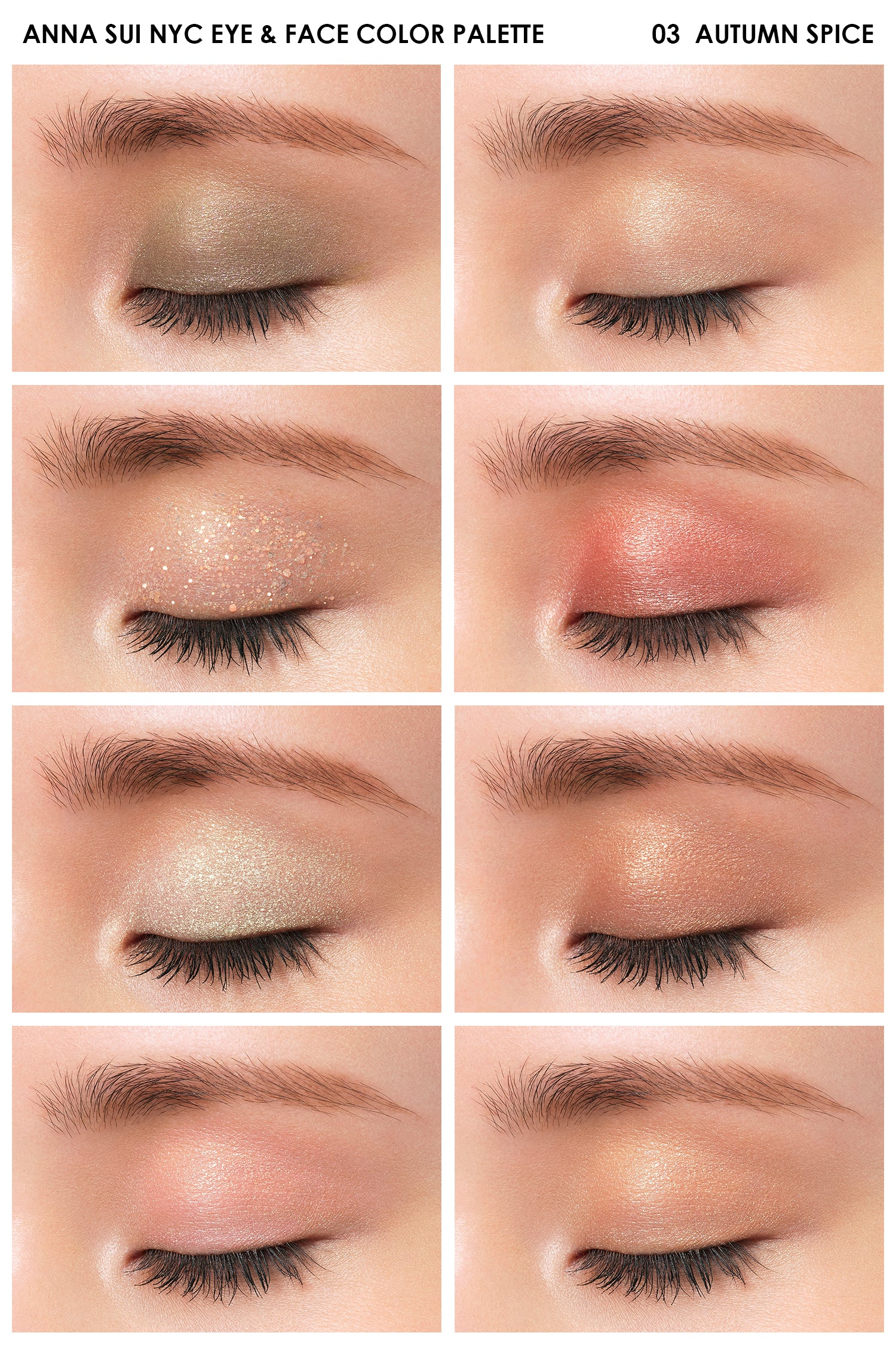 Limited Edition: Anna Sui NYC Eye & Face Color Palette - Autumn Spice - Image 3