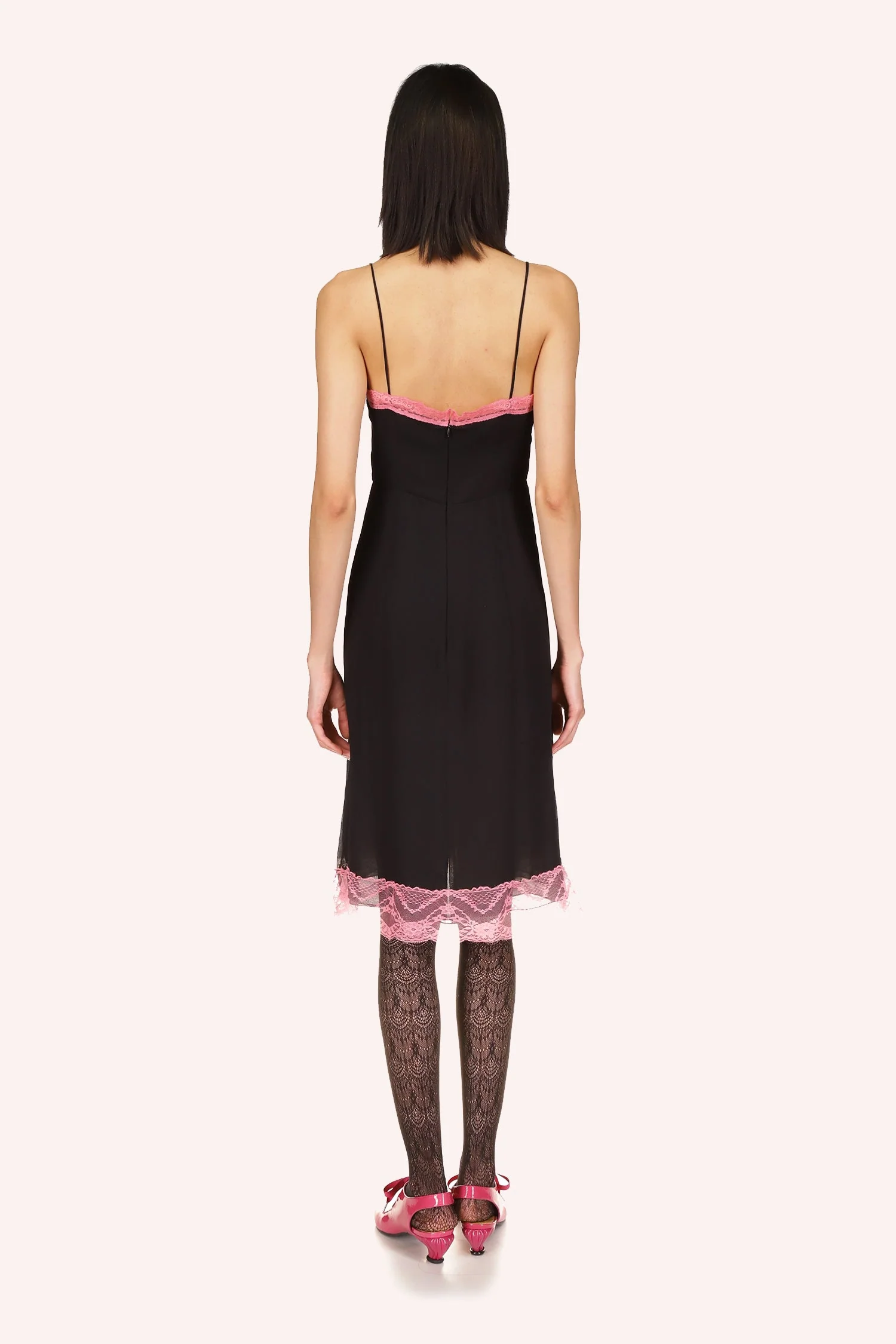 Lingerie Chiffon Slip Dress - Image 4