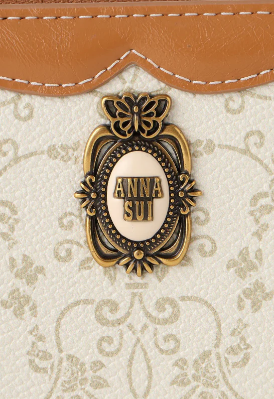 Lacey Roses Small Wallet - Beige - Image 6