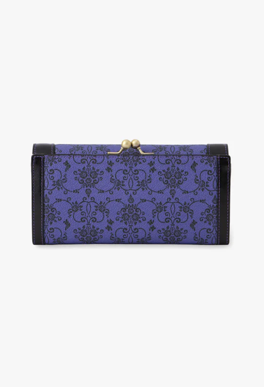 Lacey Roses Wallet - Purple - Image 2