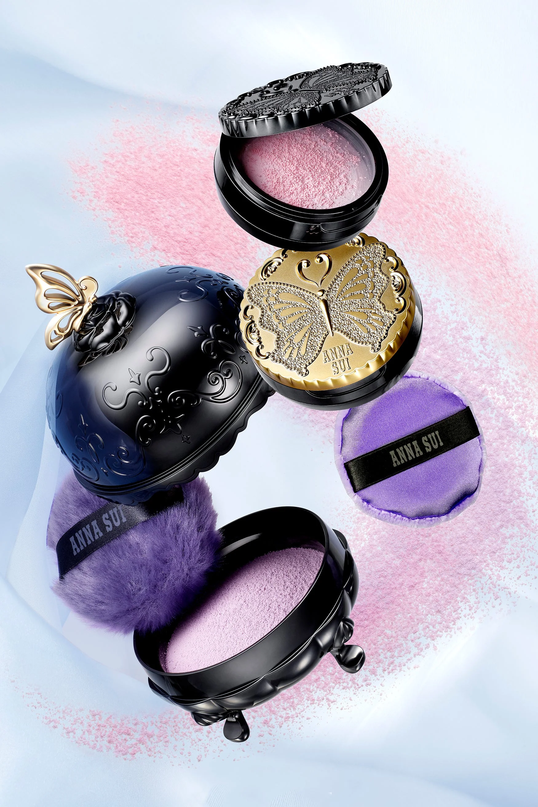 New: Loose Face Powder Mini Compact and Mini Refill Set - Image 2