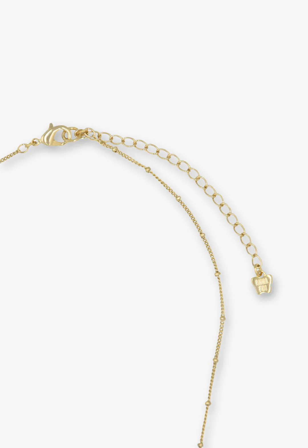 Lucky Cat Flower Necklace- Gold - Image 4