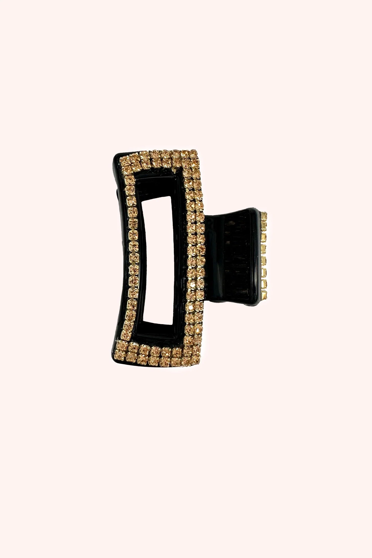 Mini Crystal Peek-a-Boo Clip Gold