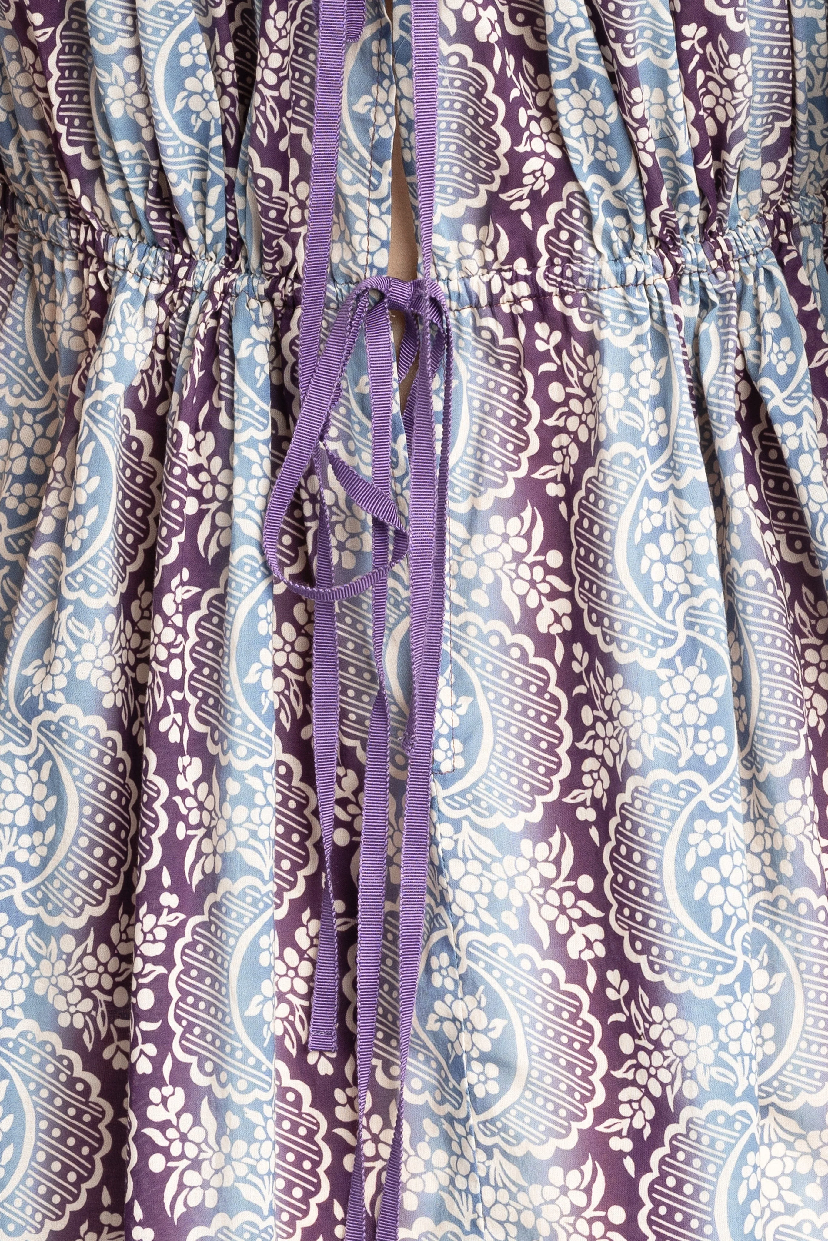 Ombre Ribbons Cotton Dress - Image 6