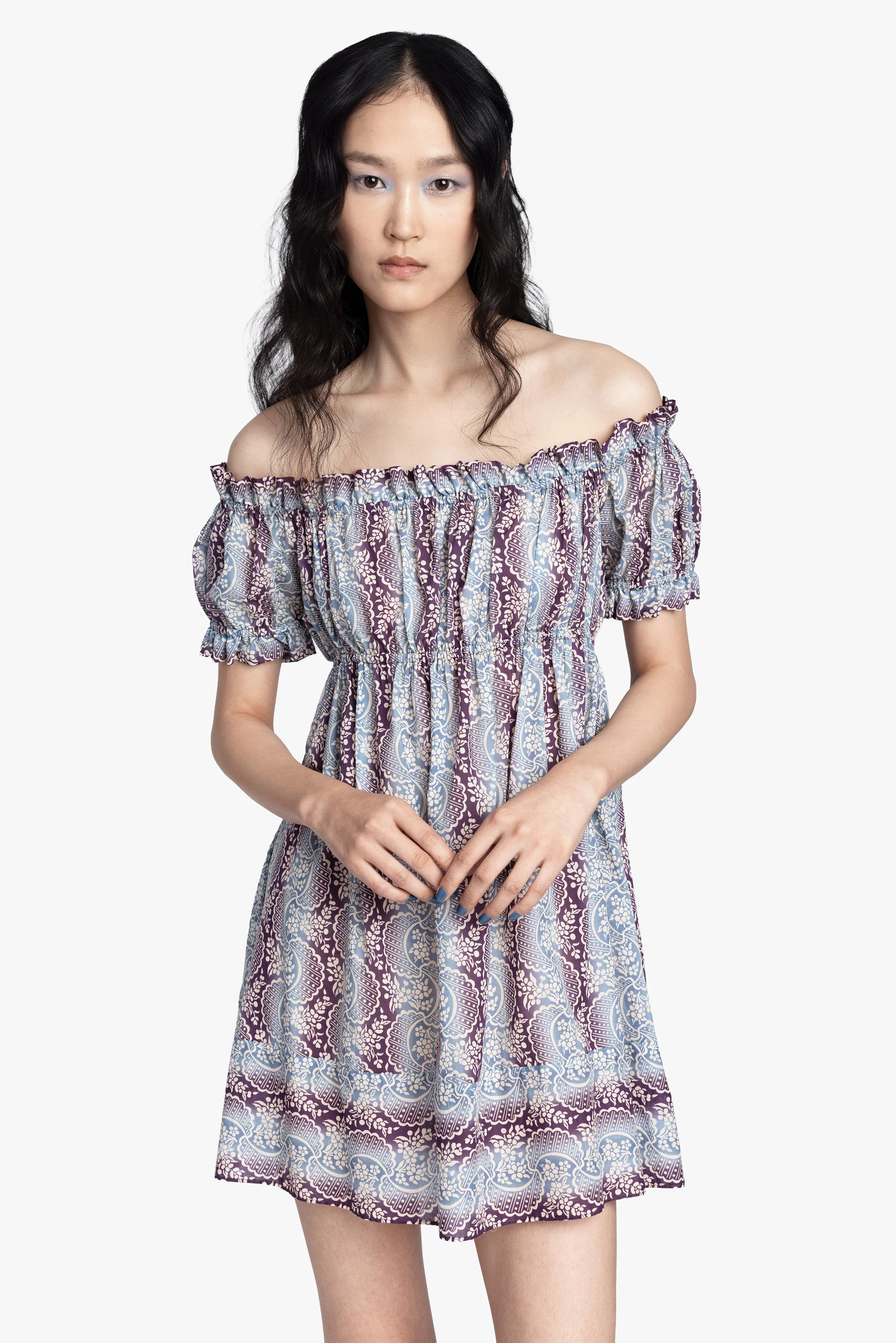 Ombre Ribbons Cotton Dress - Image 7