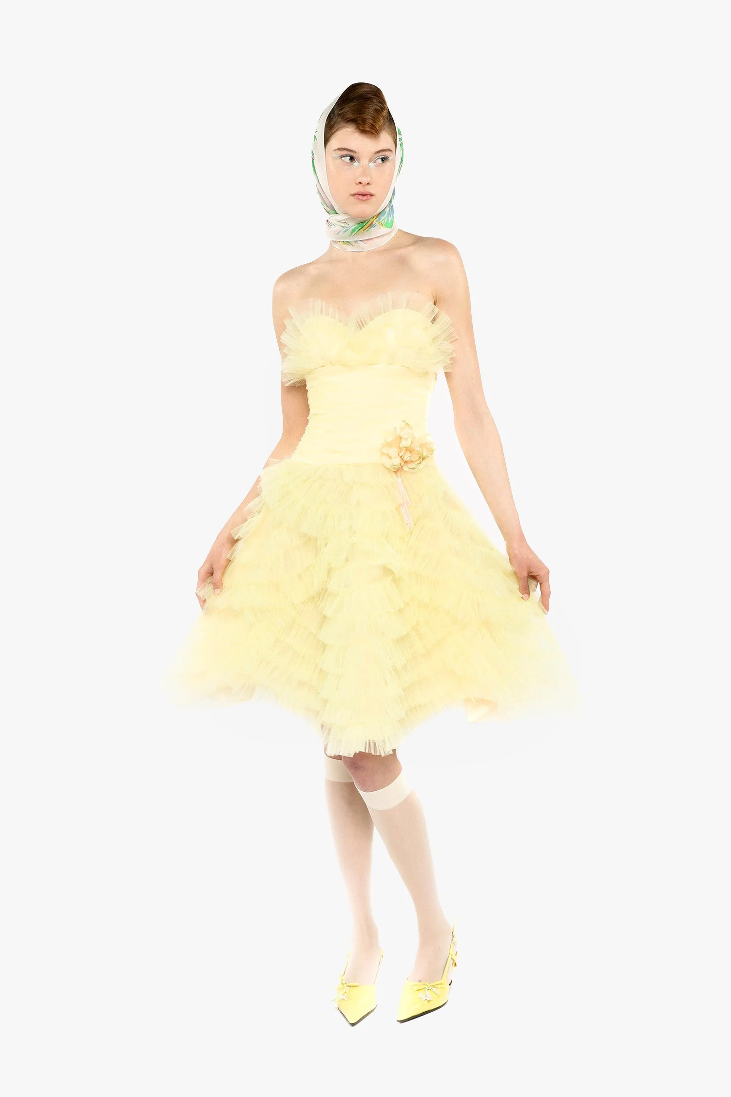 Party Girl Strapless Tulle Dress - Image 2