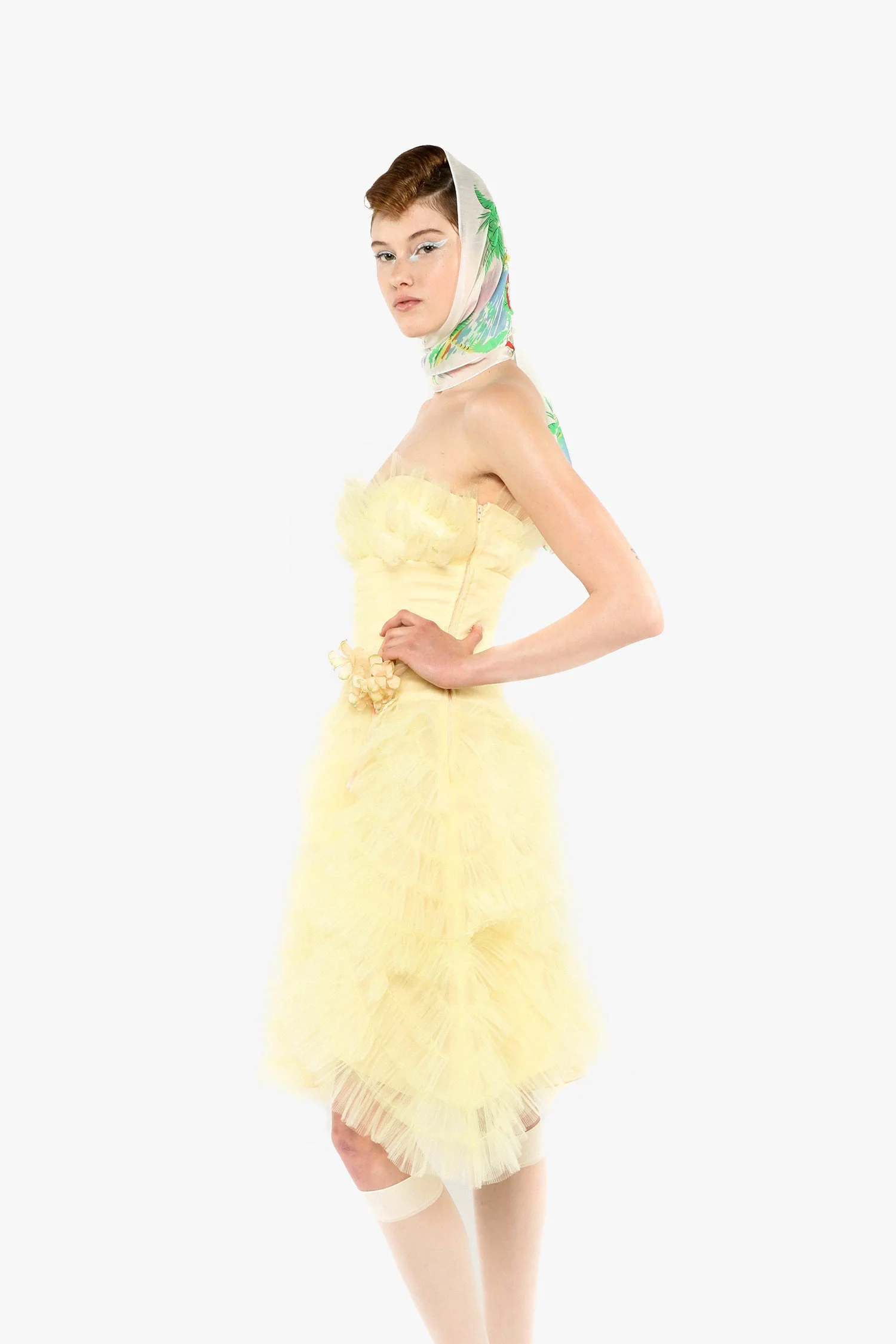 Party Girl Strapless Tulle Dress - Image 3