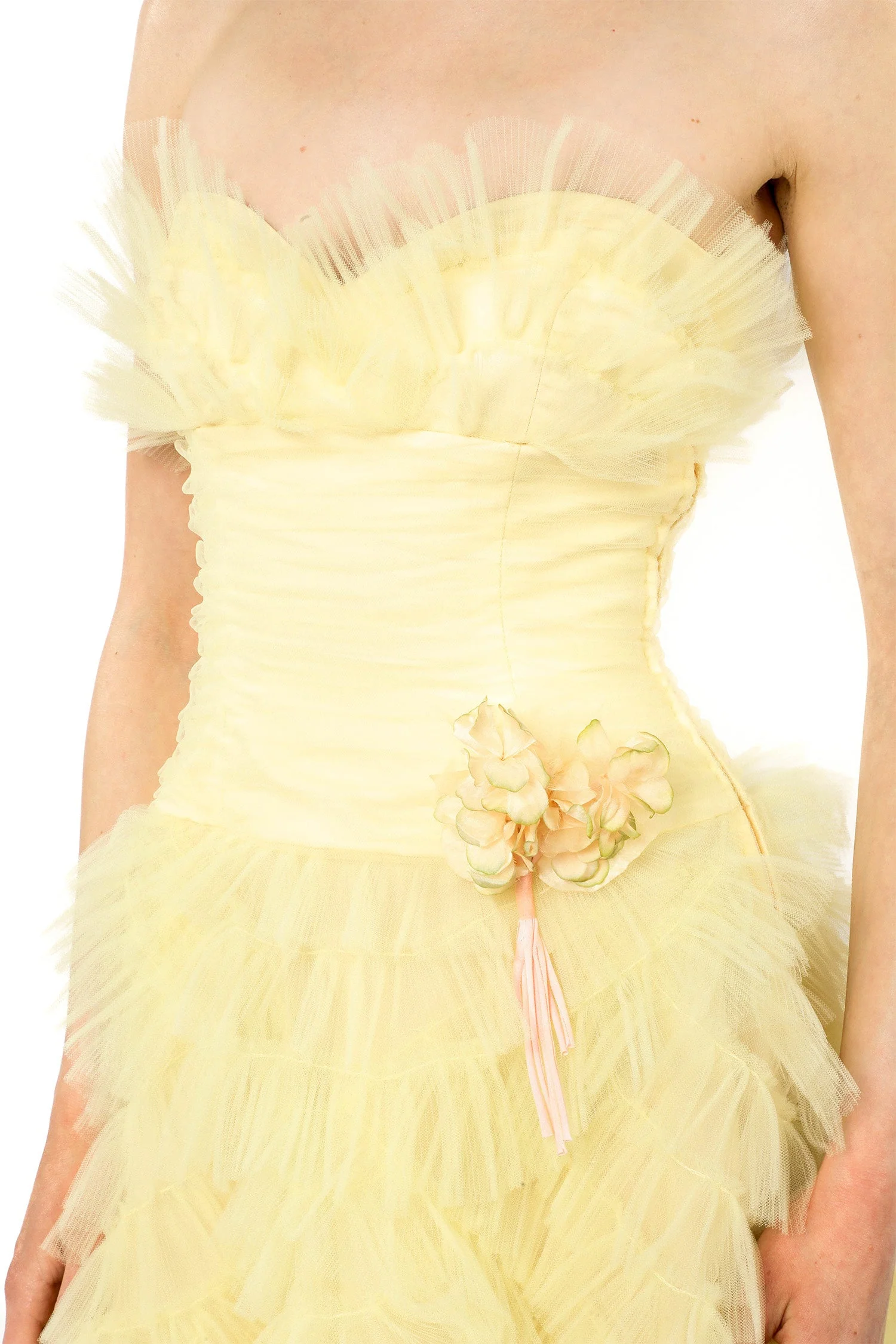 Party Girl Strapless Tulle Dress - Image 5