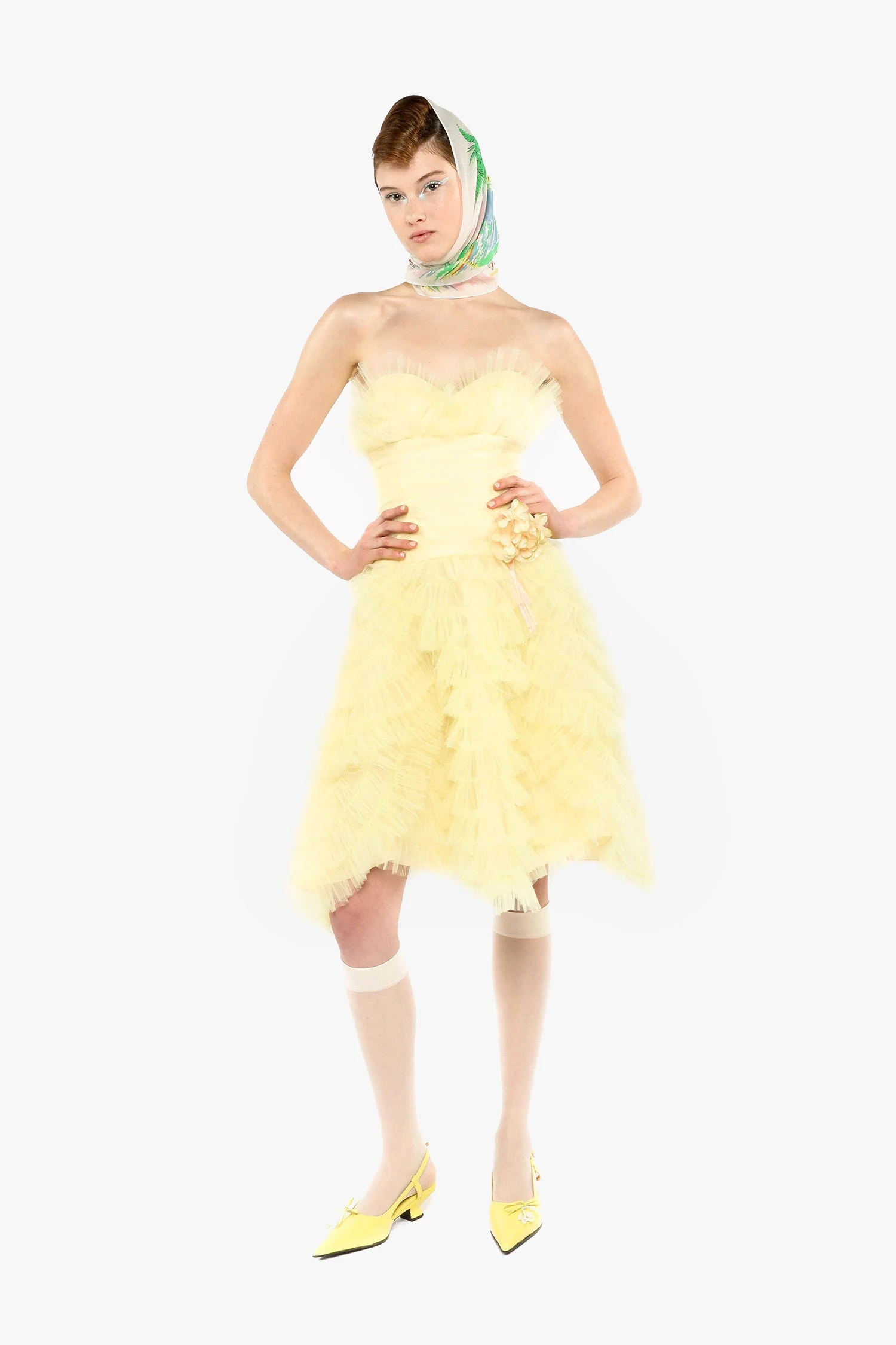 Party Girl Strapless Tulle Dress - Image 6