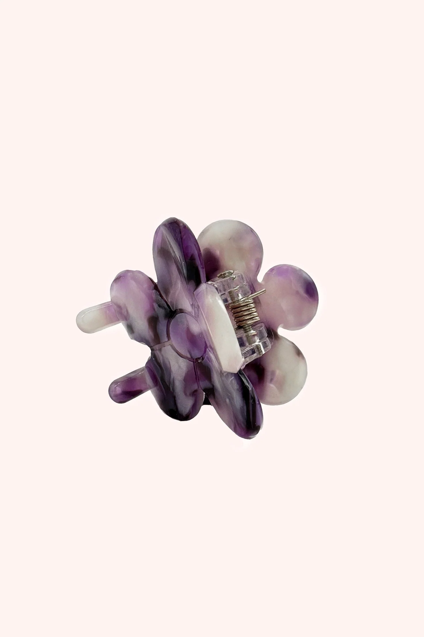 Petite Forget Me Not Flower Clip Amethyst - Image 2