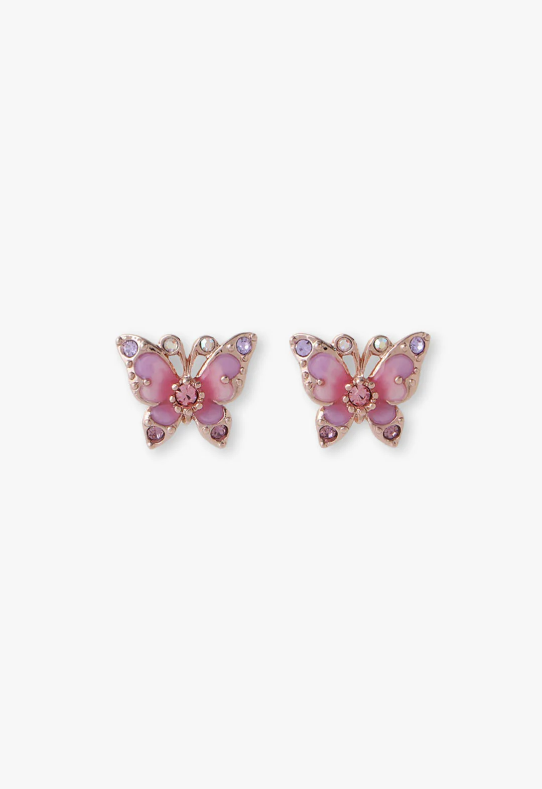 Pink Fantasy Butterfly Earrings - Image 2
