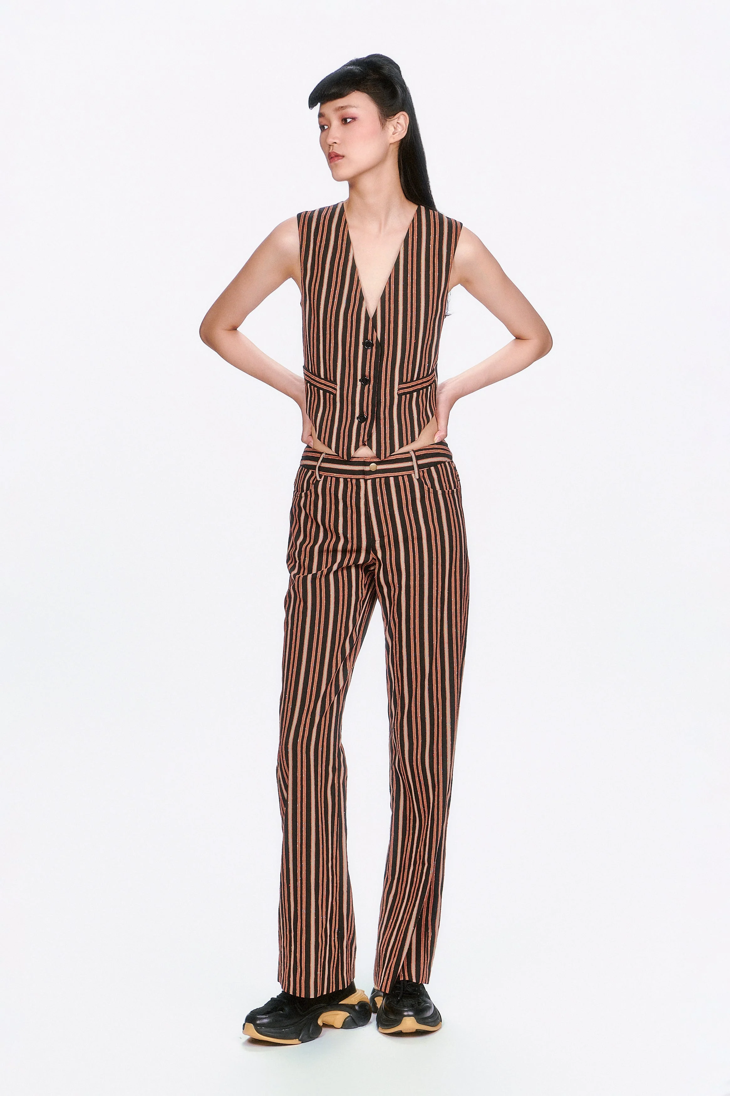 Pinstripe Vest - Image 2