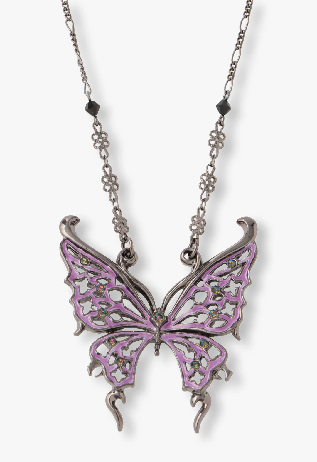 Rock & Roll Butterfly Necklace - Image 2