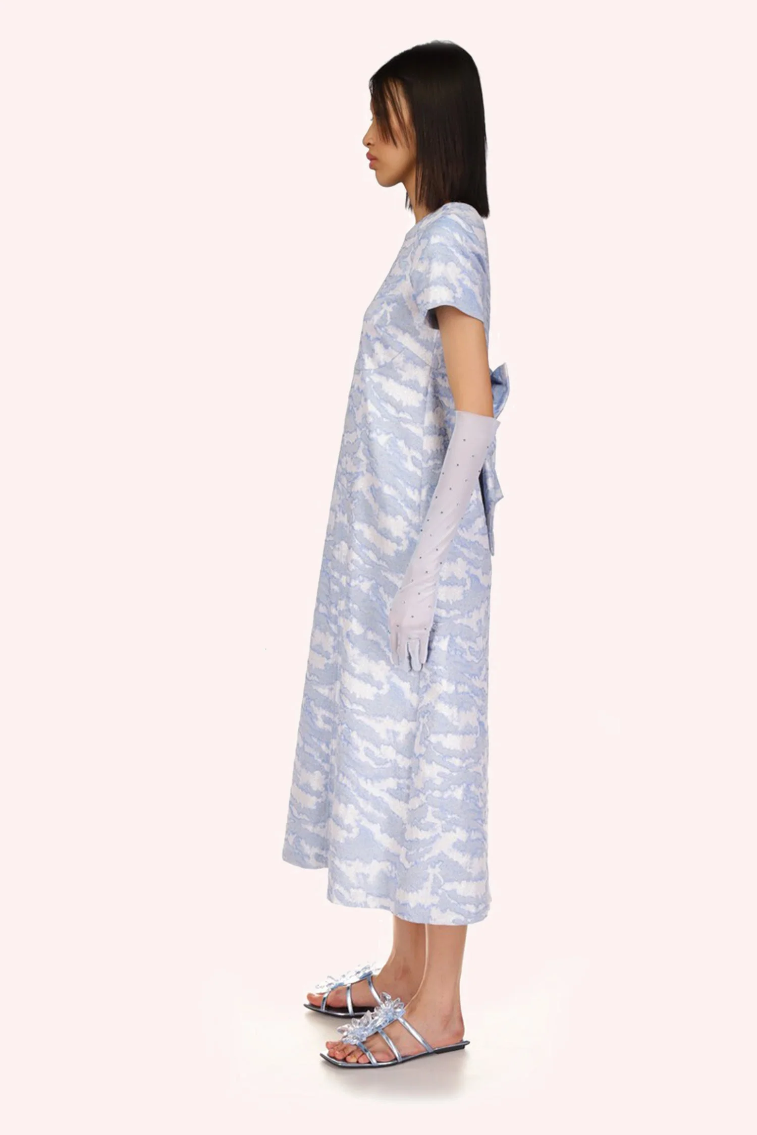 Sauvage Jacquard Dress - Image 4