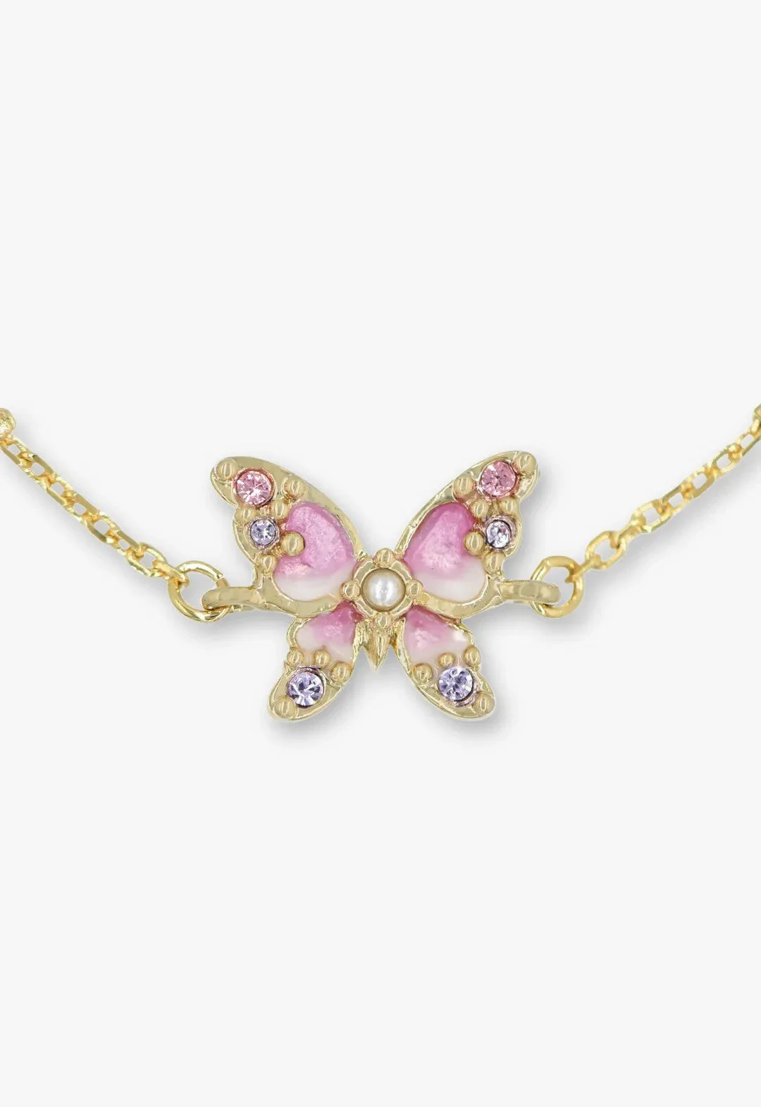 Shining Butterfly Bracelet - Pink Gold - Image 3