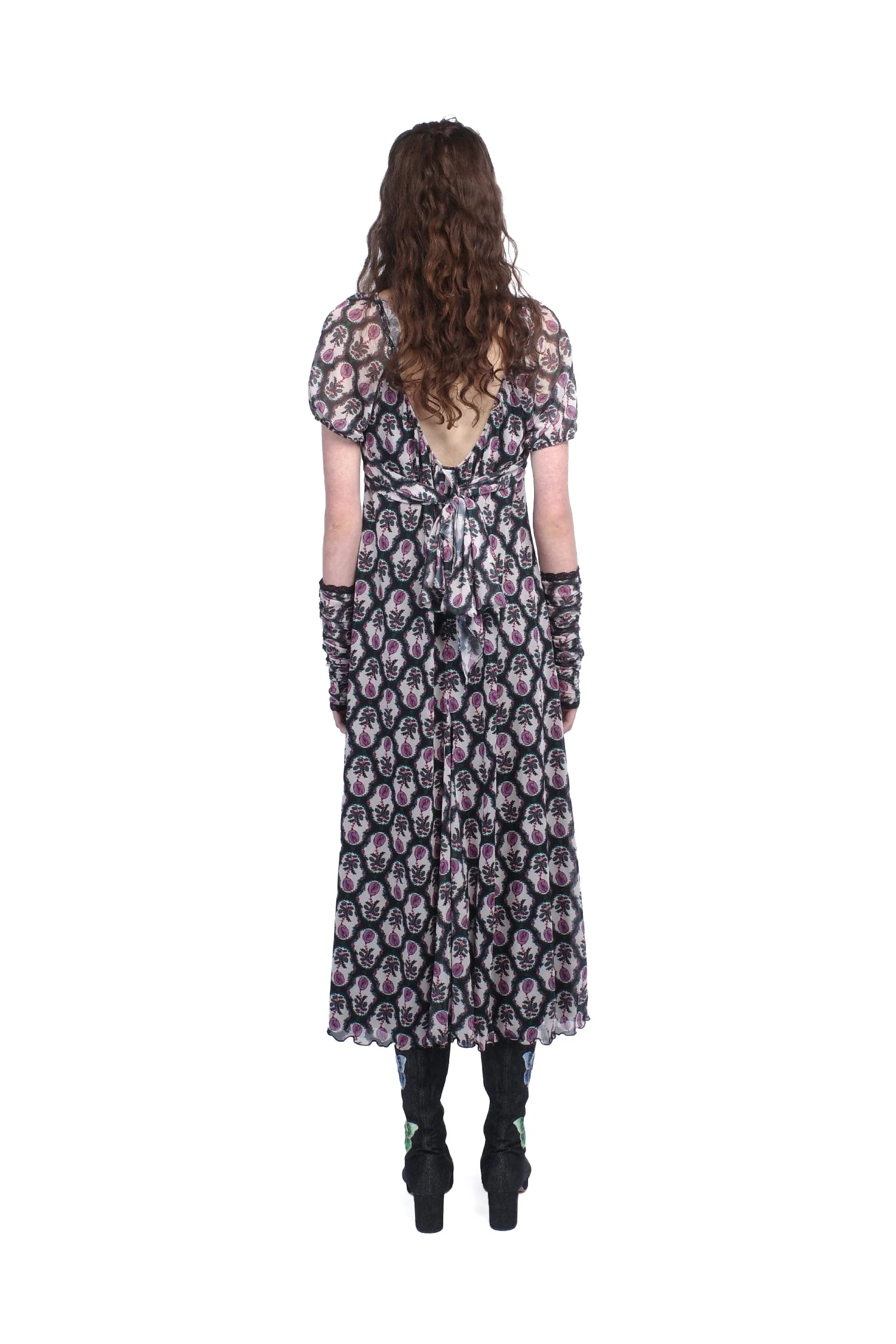 Sleeping Beauty Mesh Bow Dress - Image 4