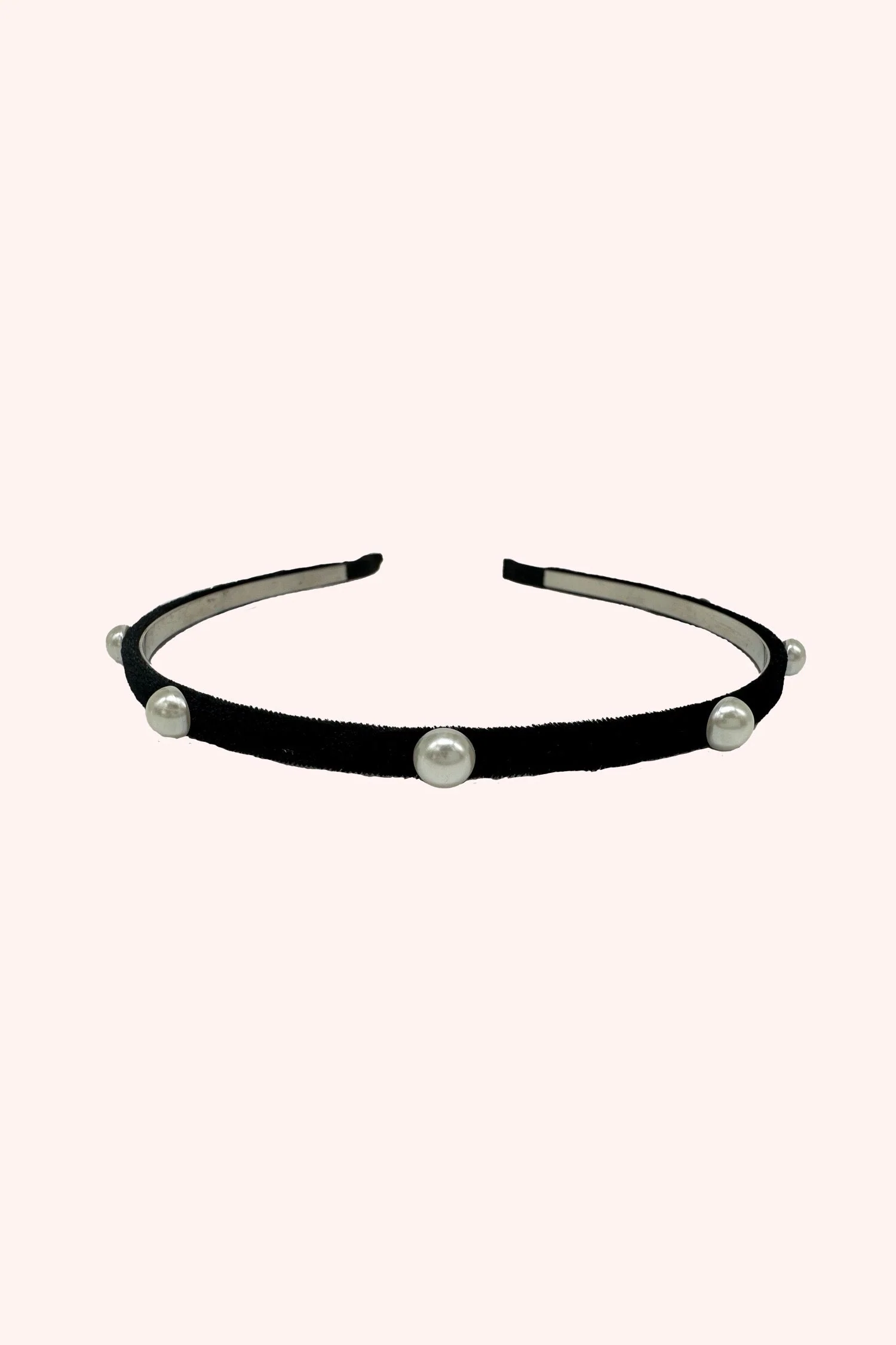 Velvet Pearls Headband - Image 2