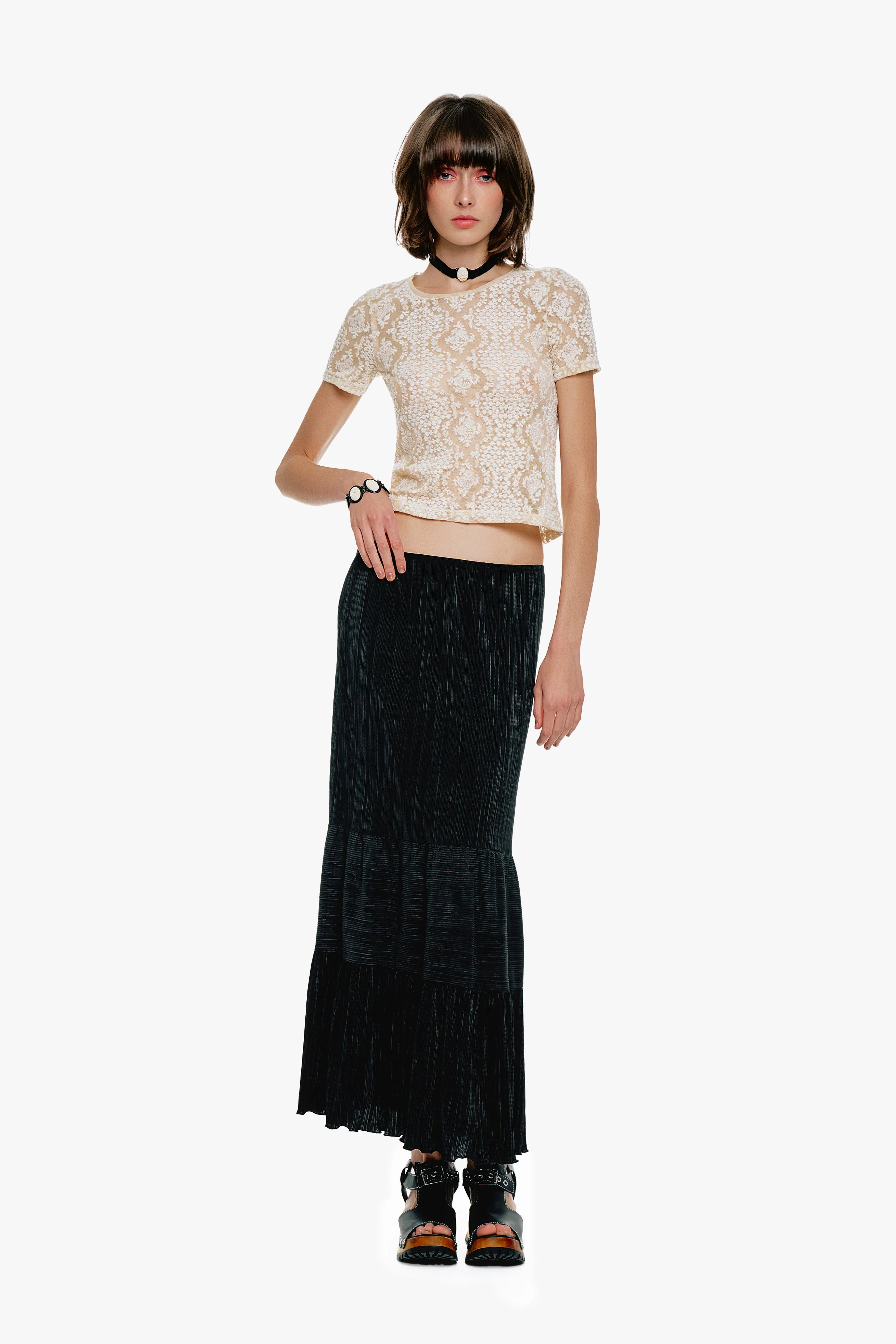 Victorian Lace T-Shirt - Image 3