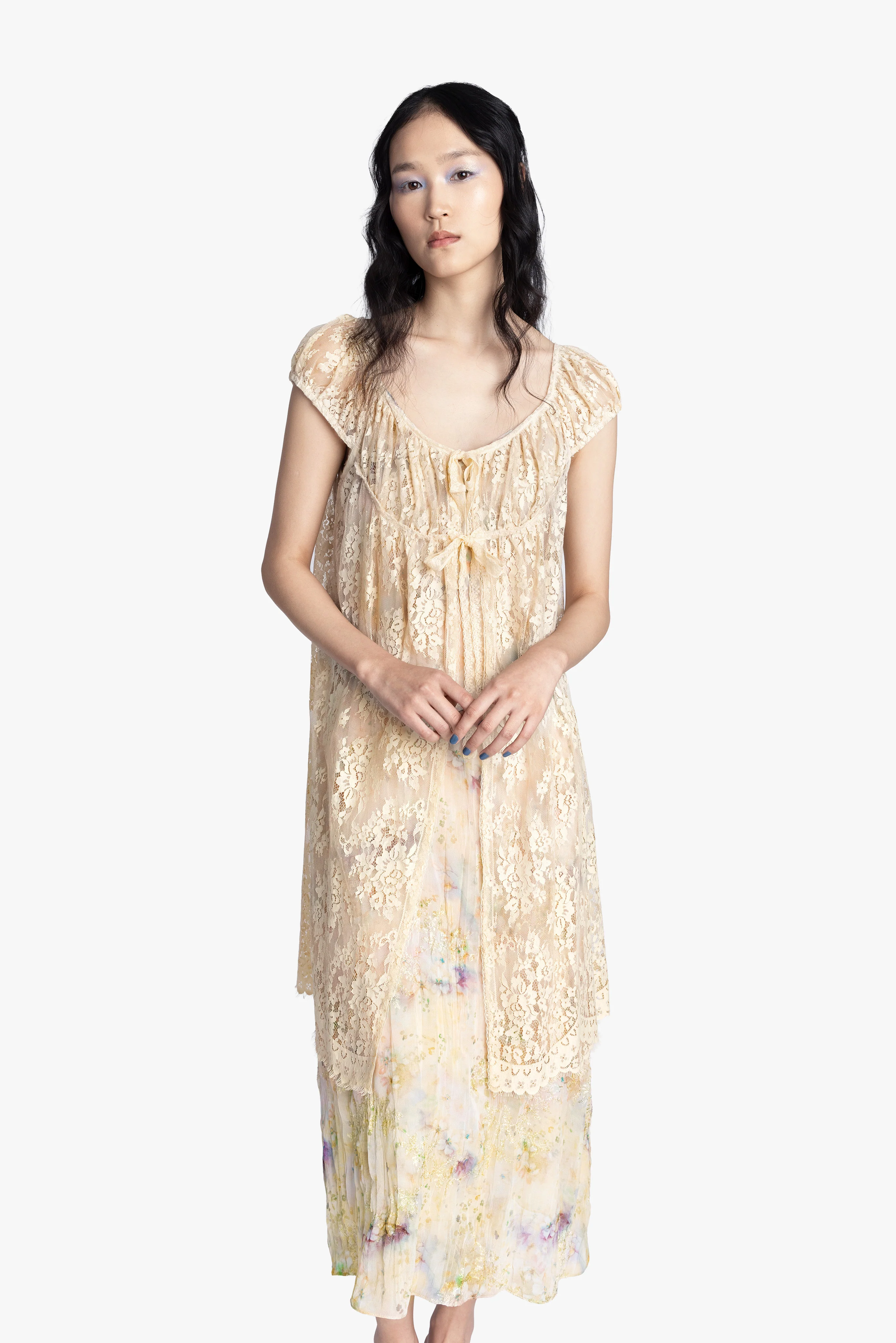 Victorian Lace Peignoir