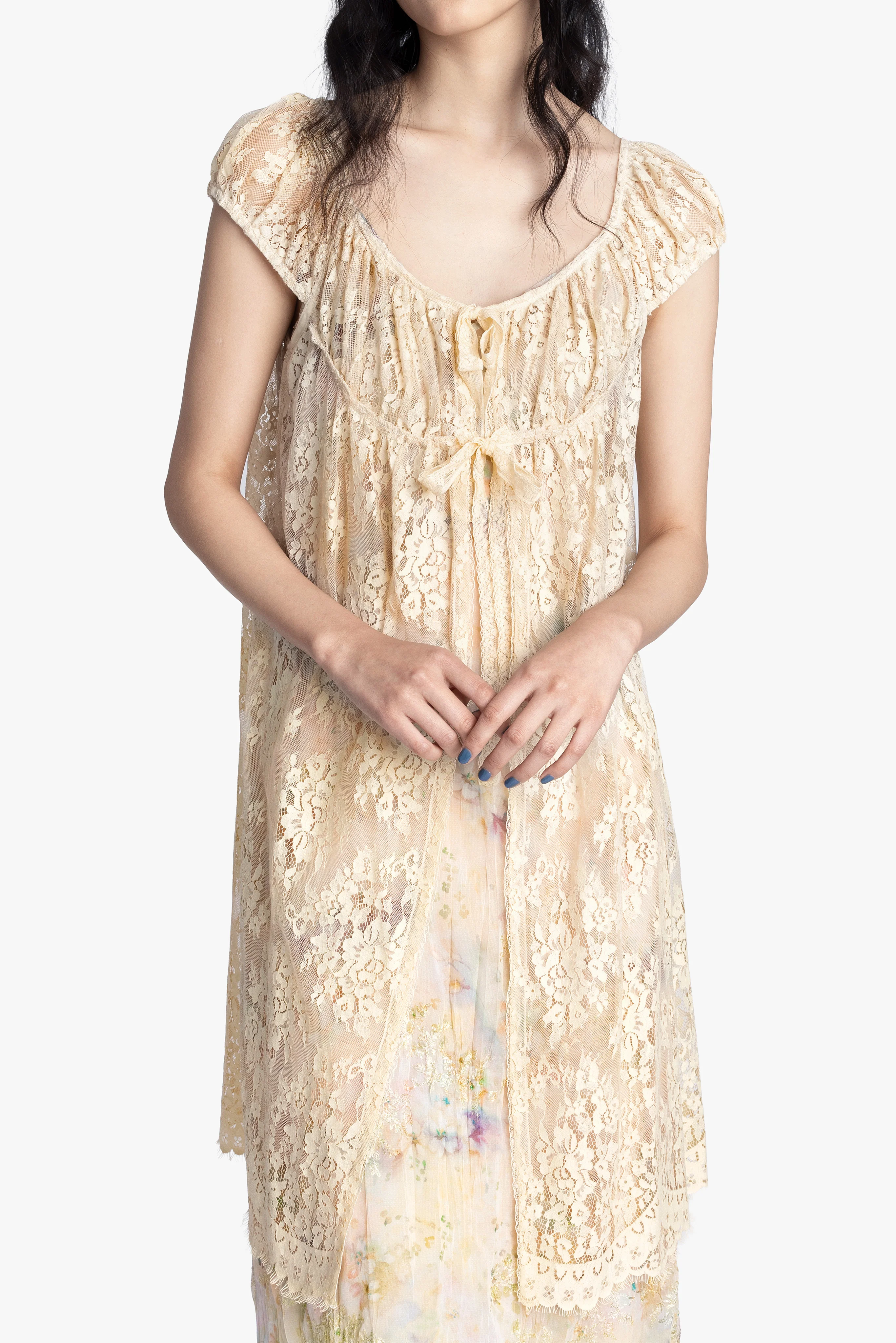 Victorian Lace Peignoir - Image 2