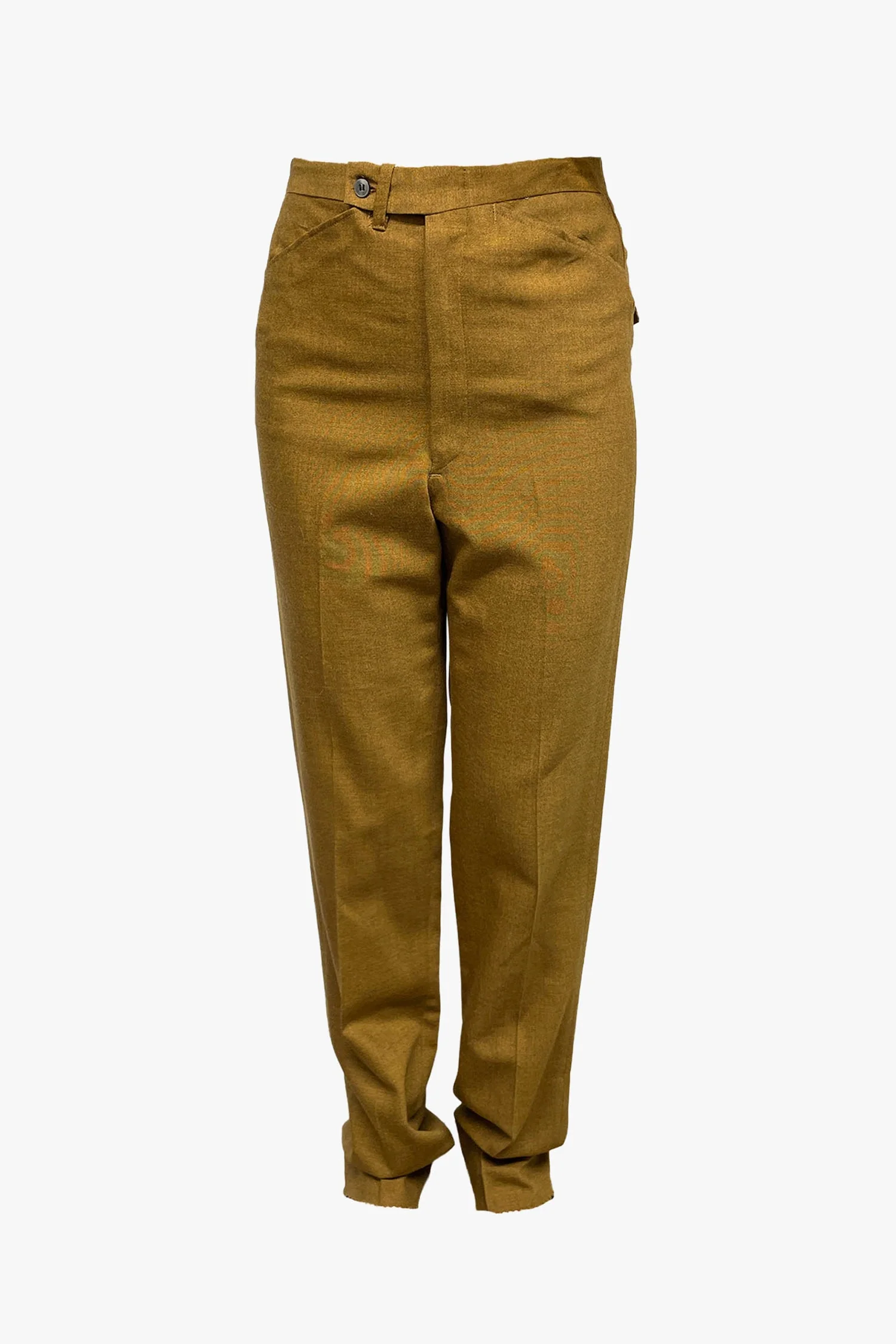 Vintage 60's Wool Blend Slim Fit Trousers - Image 2