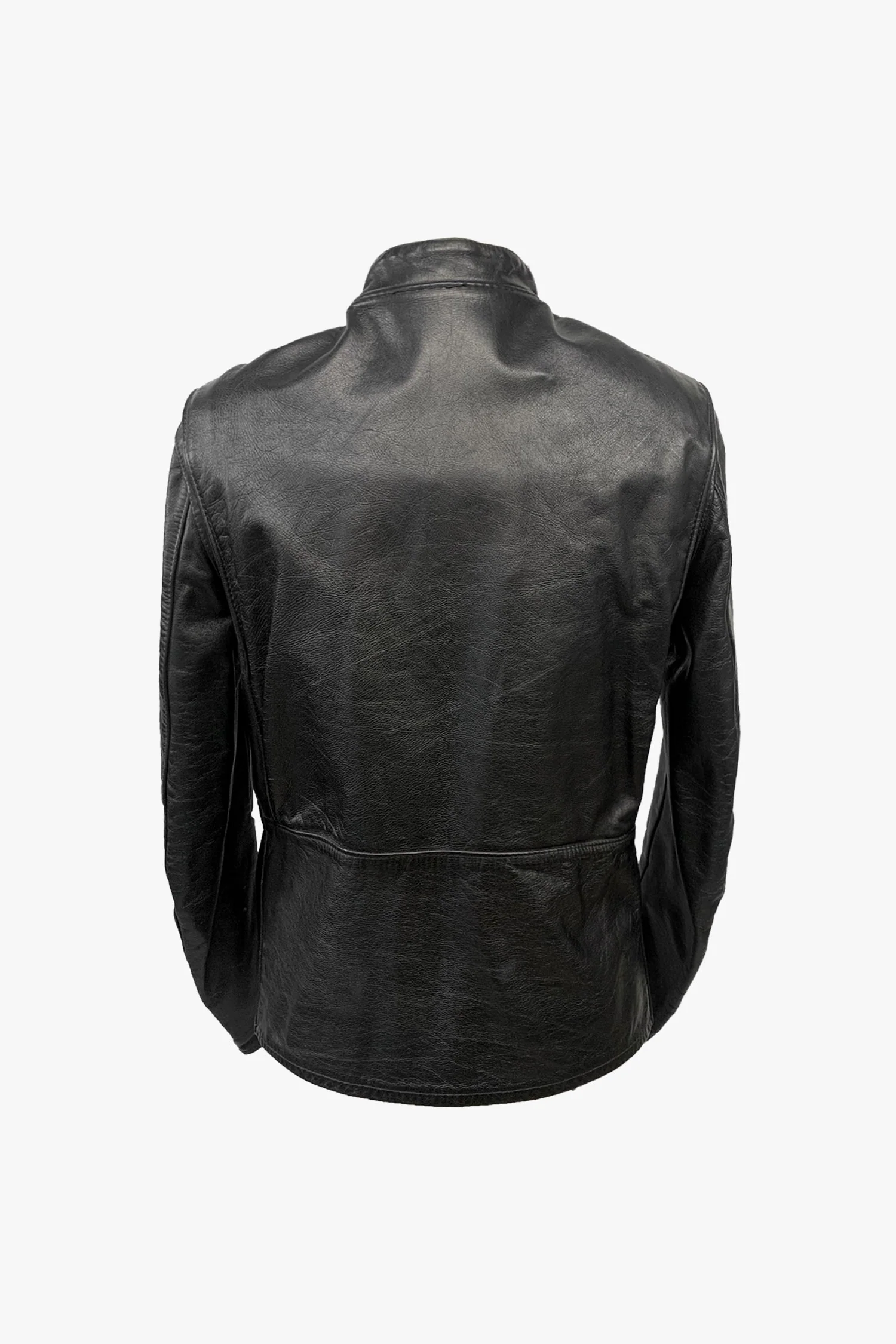 Vintage Reed Sportswear Black Leather Jacket - Image 2