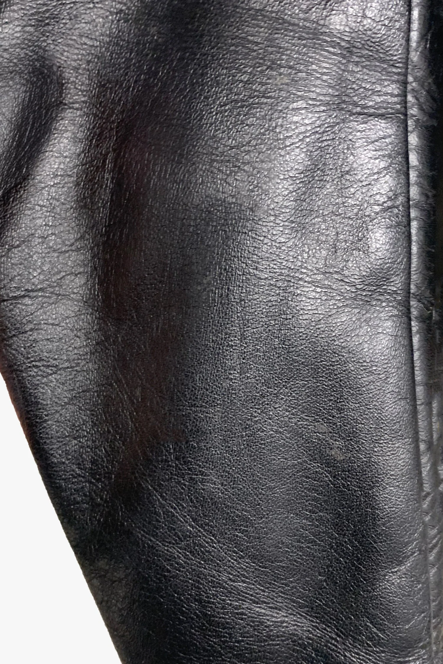 Vintage Reed Sportswear Black Leather Jacket - Image 3